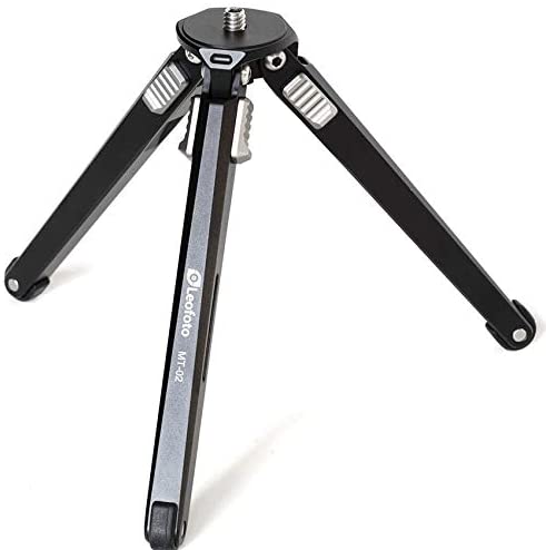 Leofoto MT-02 Aluminum Mini Table Top Tripod (Optional Ball Head Kits)