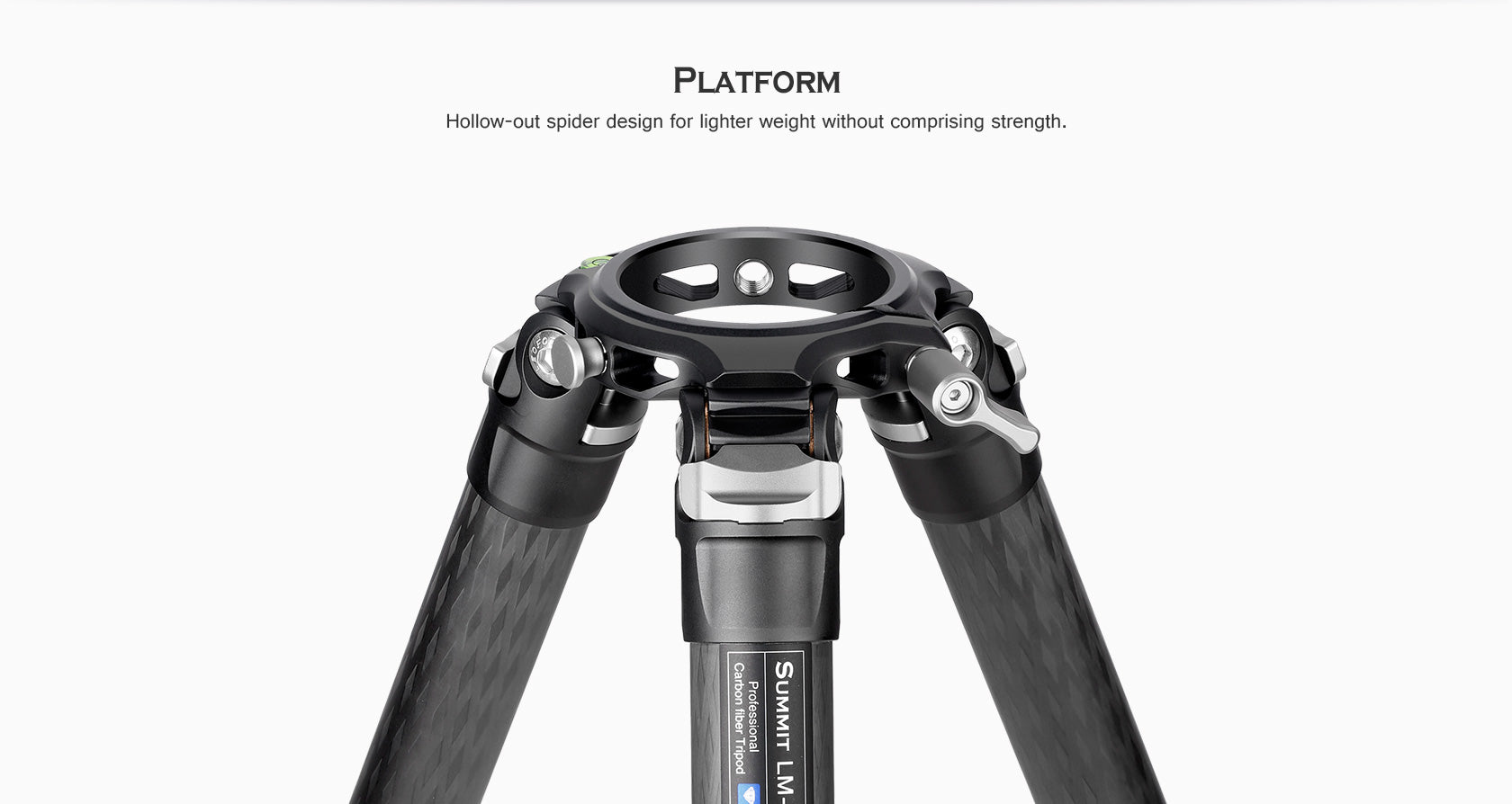 Leofoto LM-364CL(Long) Tripod with 75mm Video Bowl+Platform and Bag