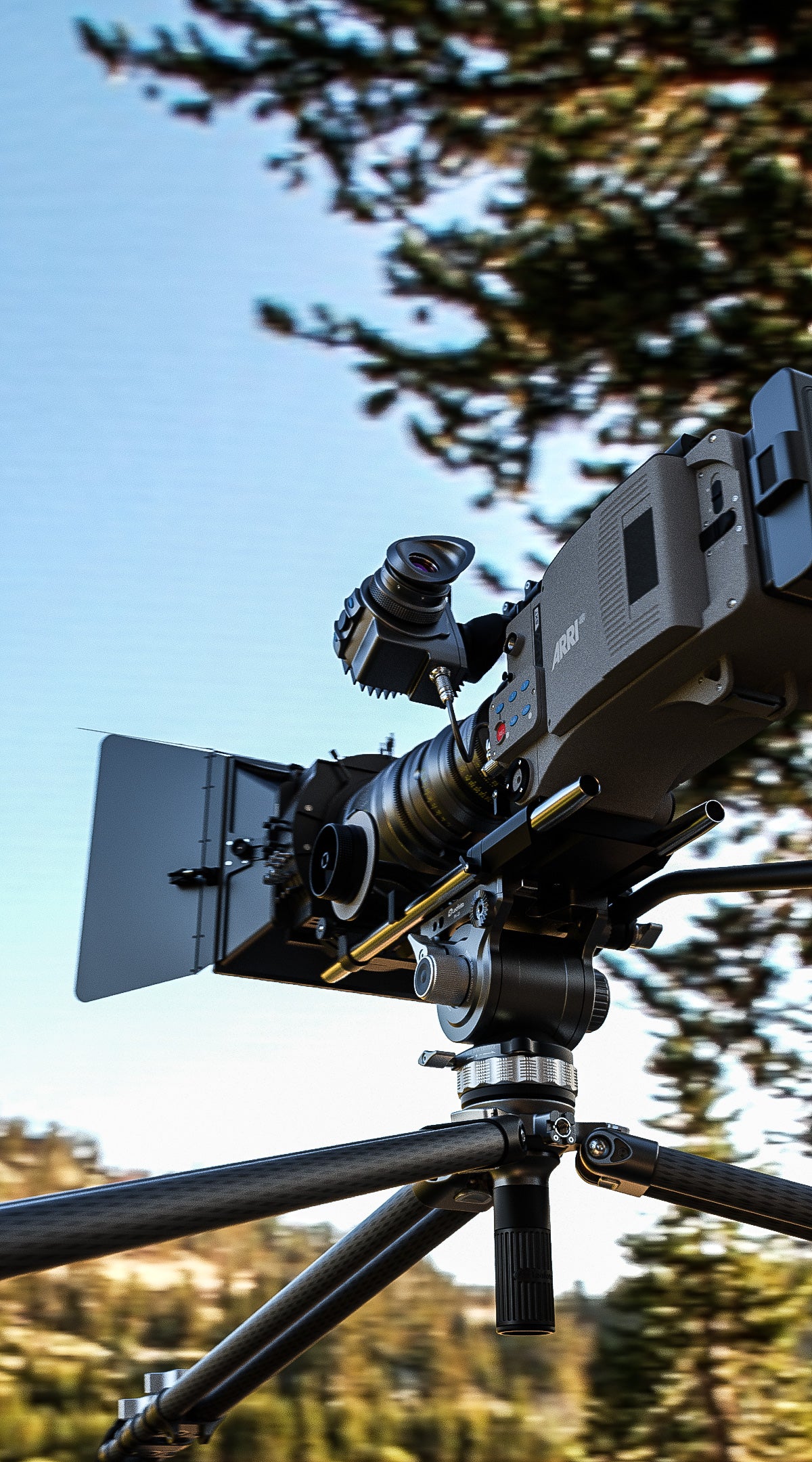 Leofoto LVC-193C+BV-10 Dual-Tube Video Tripod with Fluid Head Set | 75mm Integrated Bowl with Leveling Base and Handle