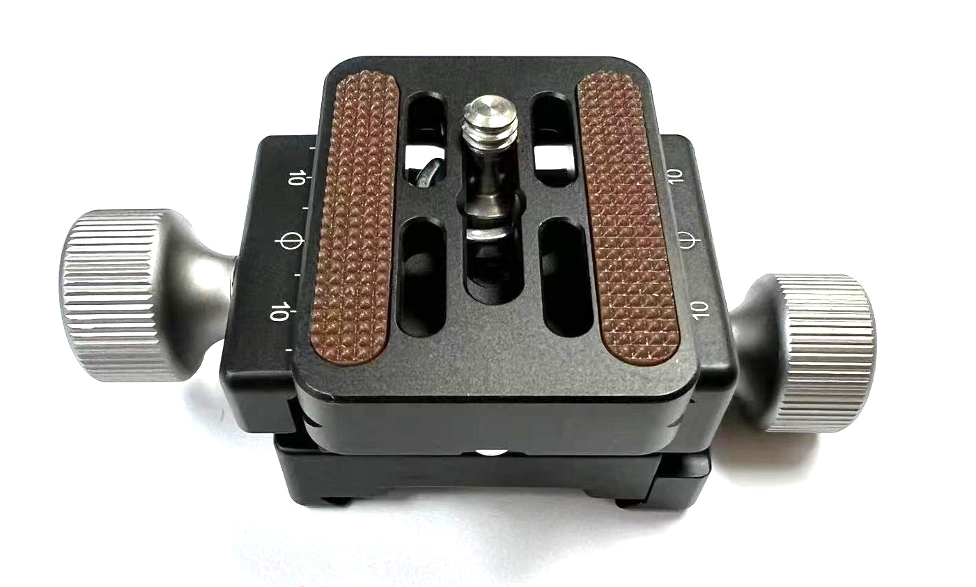 Leofoto DDC-38 + BPL-50N Bidirectional Subtend Double Clamp MINI CLAMP with Plate