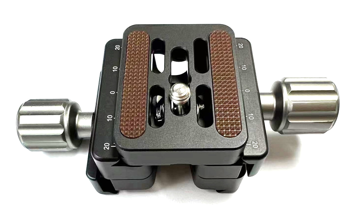 Leofoto DDC-50 + BPL-50N Bidirectional Subtend Double Clamp MINI CLAMP with Plate