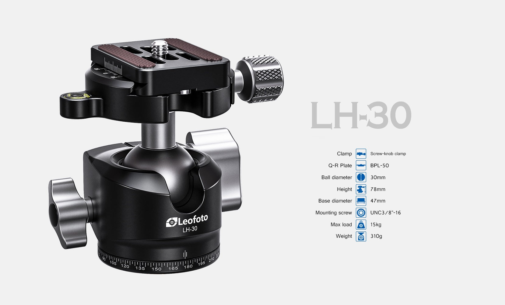 Leofoto LQ-284C Premium Carbon Fiber Tripod + LH-30 / LH-36 Ballhead with Quick Swap Center Column+Apex Platform and Tripod Bag