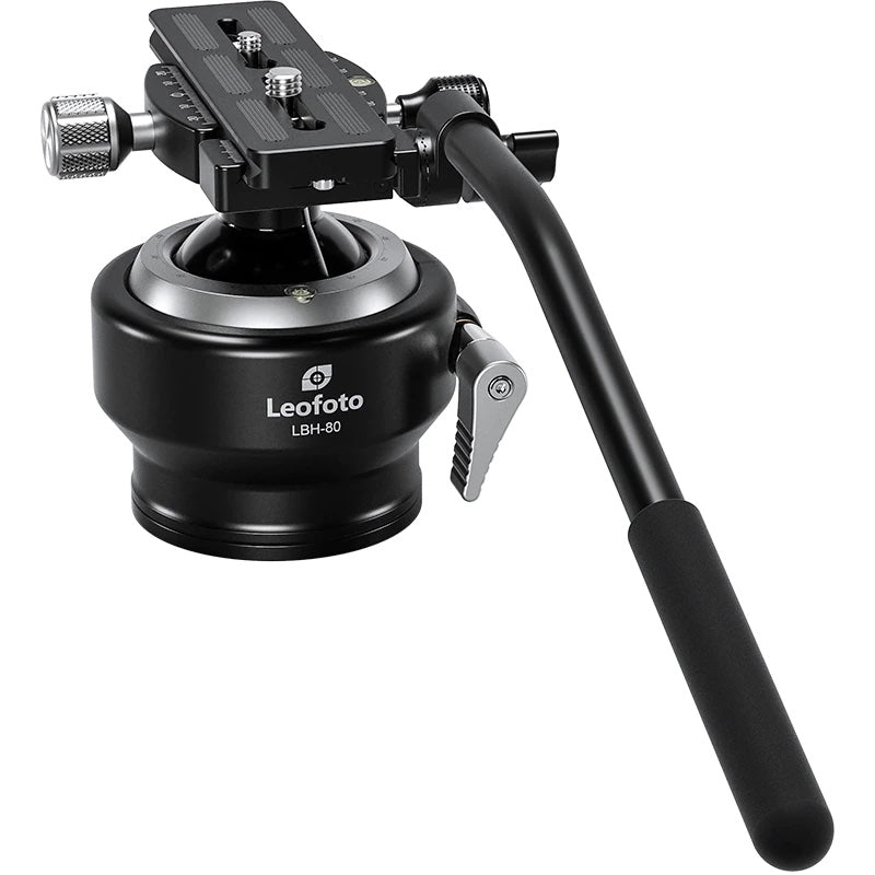 Leofoto LBH-80 Double Sphere Ball Head + QR Plate | Spherical Gimbal | Arca Compatible