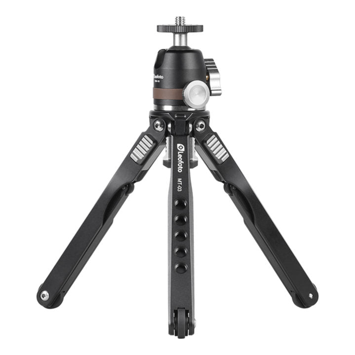 Leofoto MT-03+MBH-19 Spider Folding Table Mini Tripod & Ballhead w/Bag