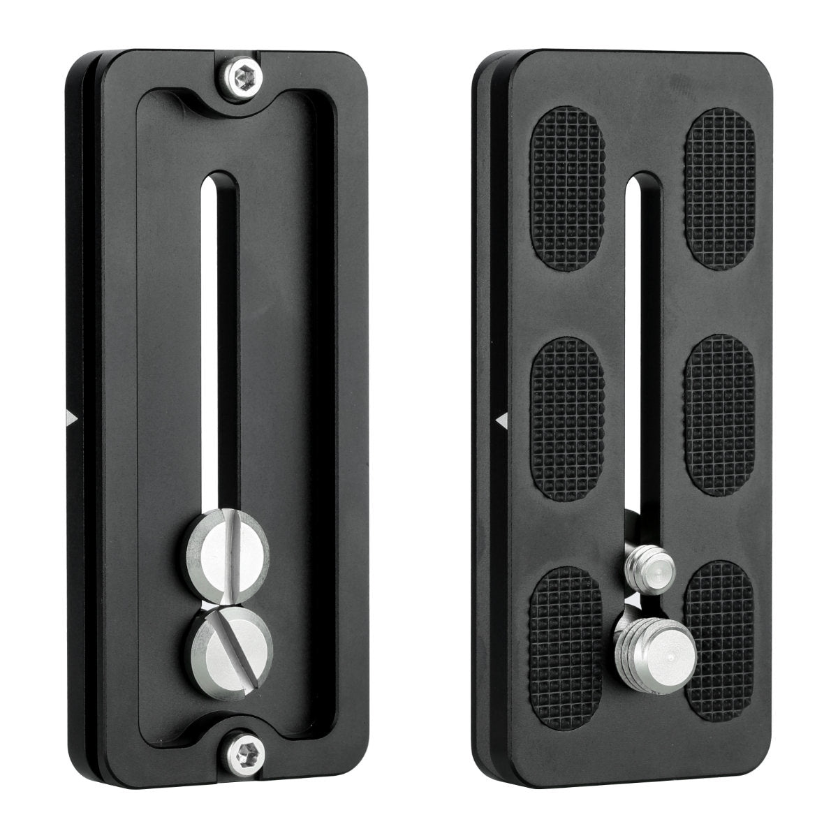 Leofoto PU Universal Quick Release Plate with both 1/4" screw and 3/8" screw; ARCA Compatible