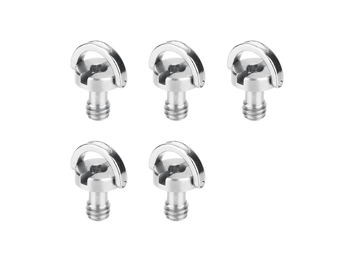 Leofoto Torque 1/4" D Ring Handle Screws (5 Pack)