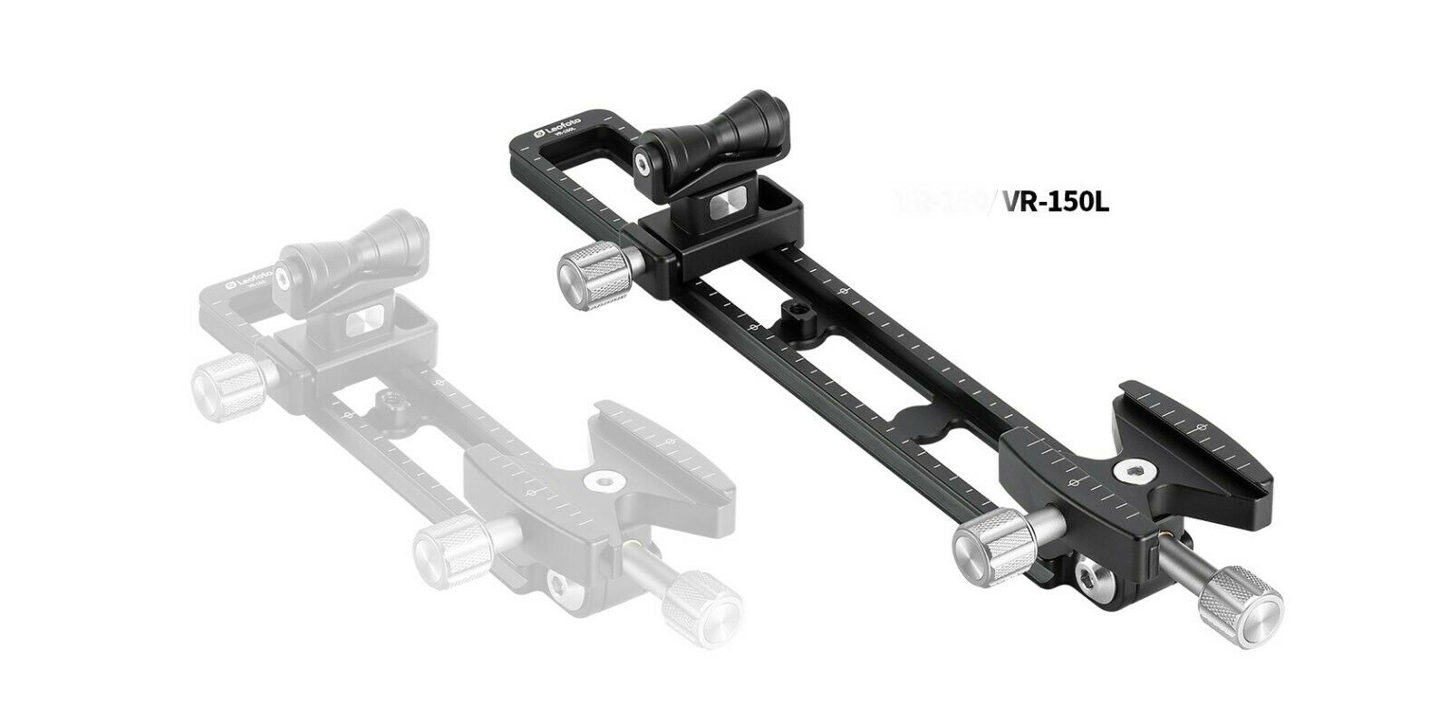 Leofoto VR-150 (Rail 171mm) / VR-150L (Rail 271mm) Dual Pivot Long Tele Lens Support for Arca