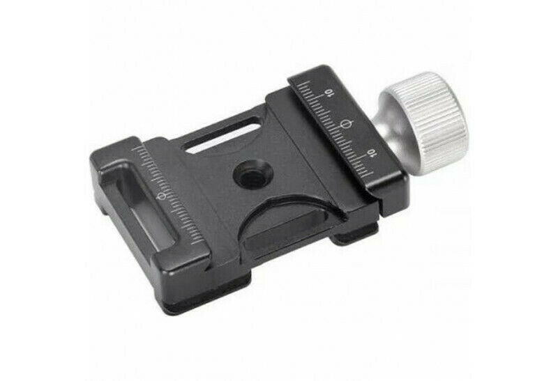 Leofoto DC-38Q 38mm Screw-Knob Clamp W/ BPL-50N Plate /W Strap Slot
