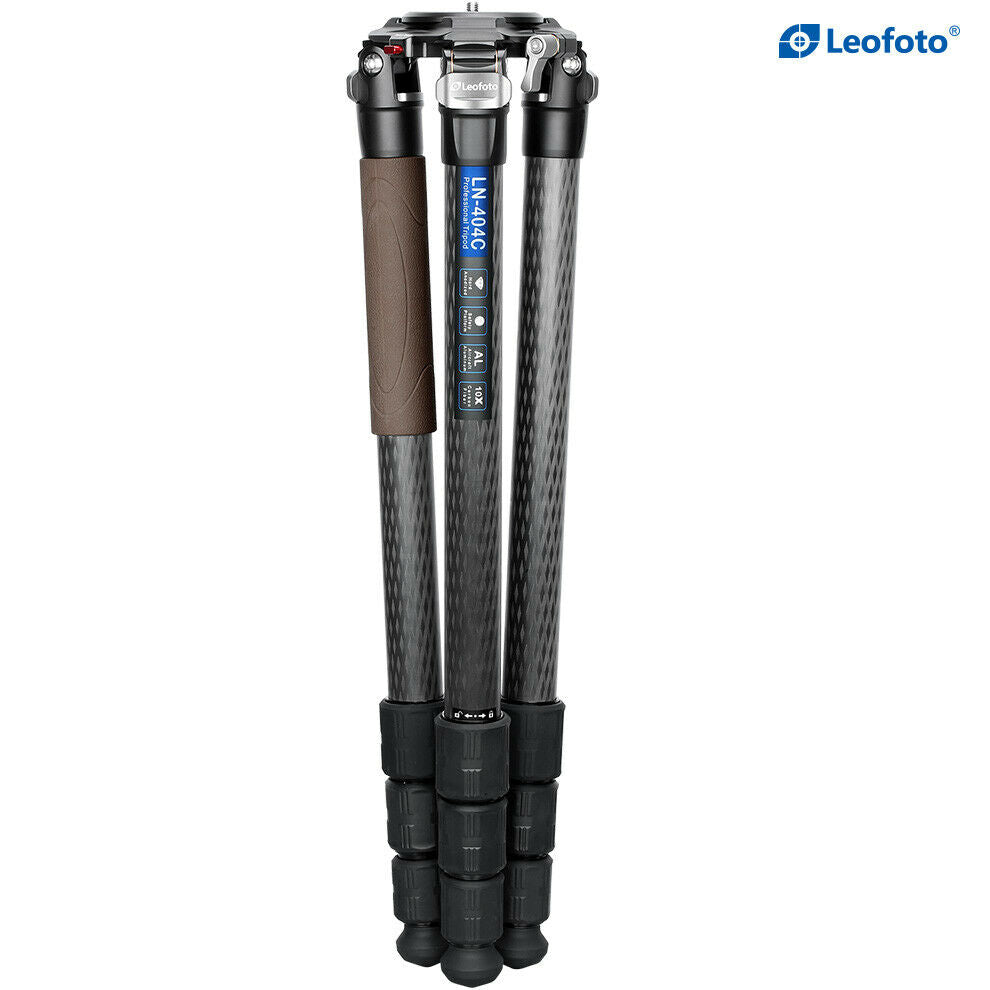 Leofoto LN-404C Heavy Duty Tripod with 100mm Bowl+Platform & Bag