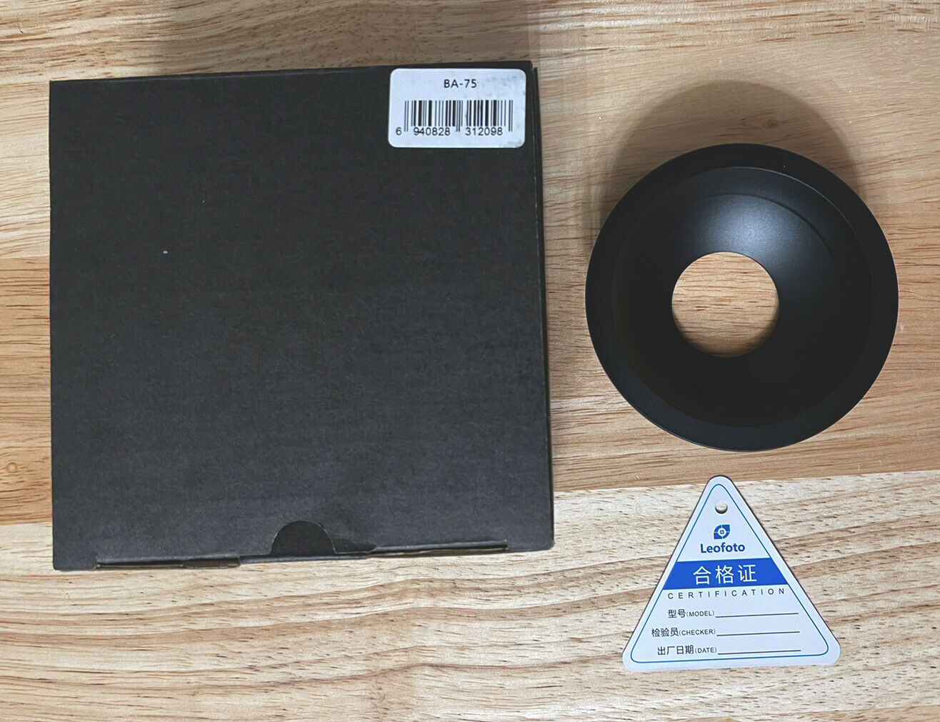 Leofoto BA-75 75mm Half-Bowl Video Head Adapter for LN-364C, LM-3xxC