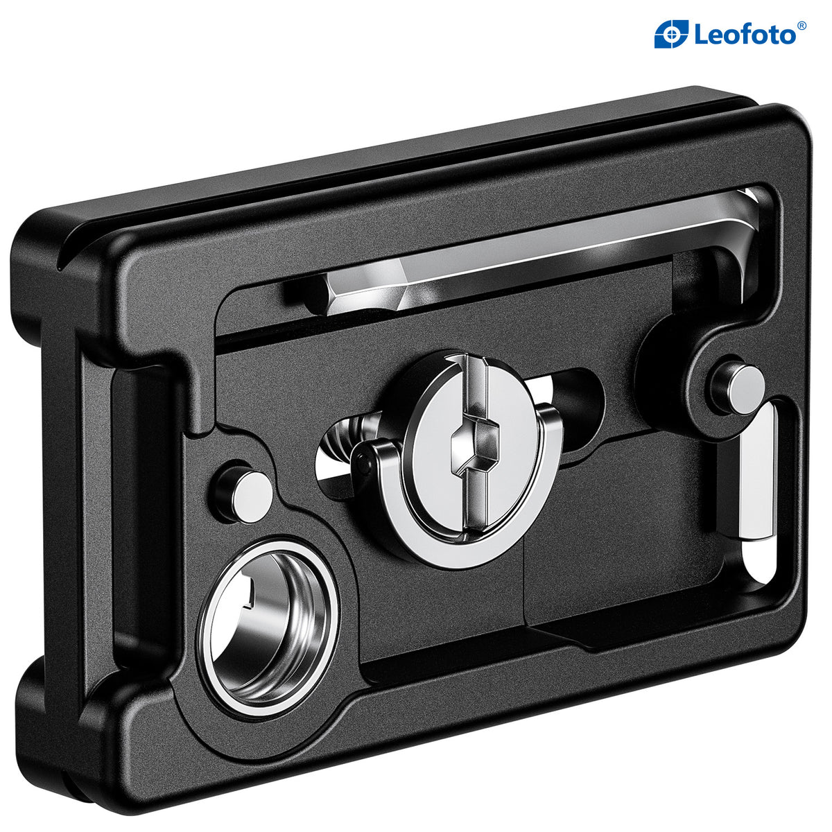 Leofoto PL-62N (62mm) / PL-80N (80mm) Universal Lens Plate – ARCA Compatible with QD Socket & Magnetic Tool Storage