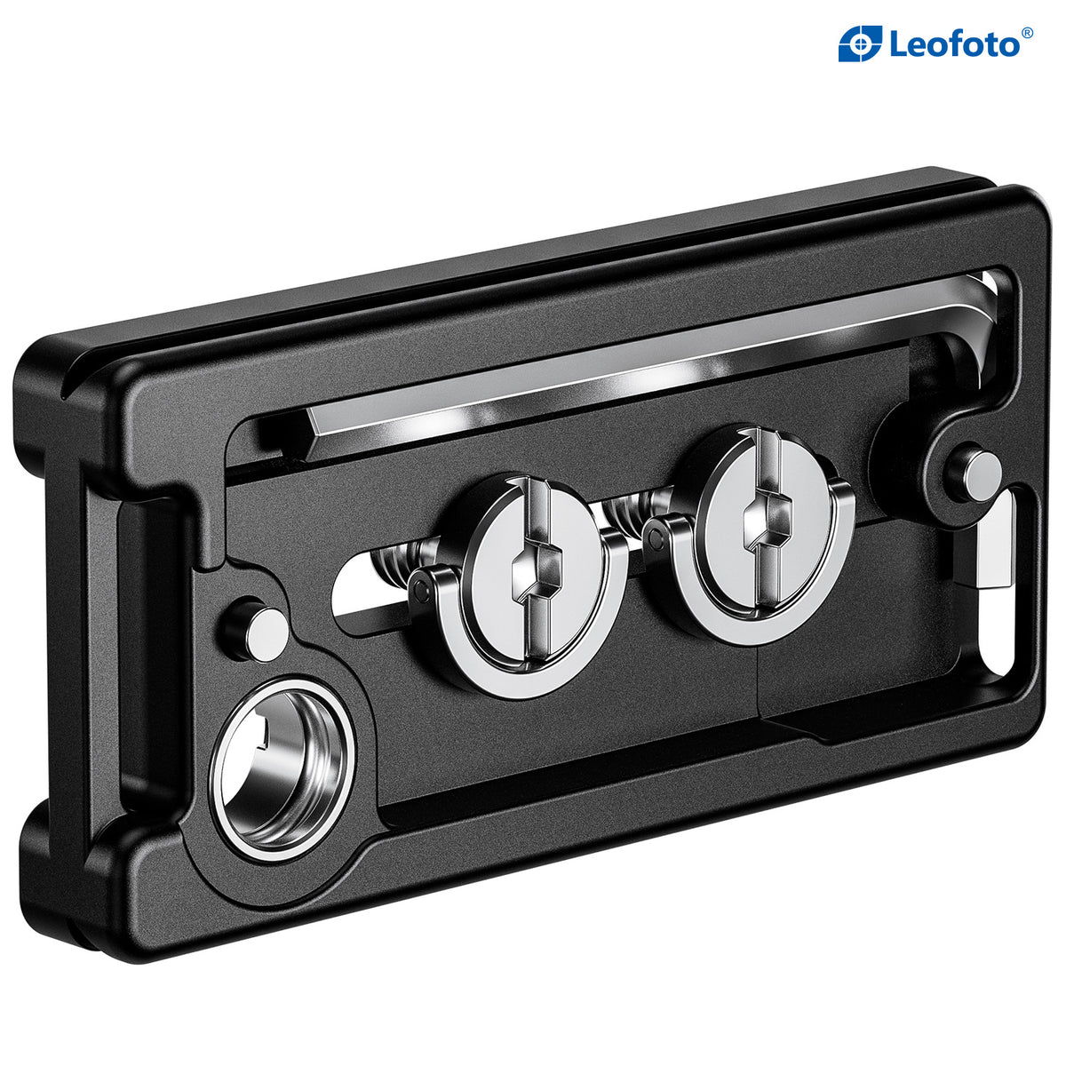 Leofoto PL-62N (62mm) / PL-80N (80mm) Universal Lens Plate – ARCA Compatible with QD Socket & Magnetic Tool Storage