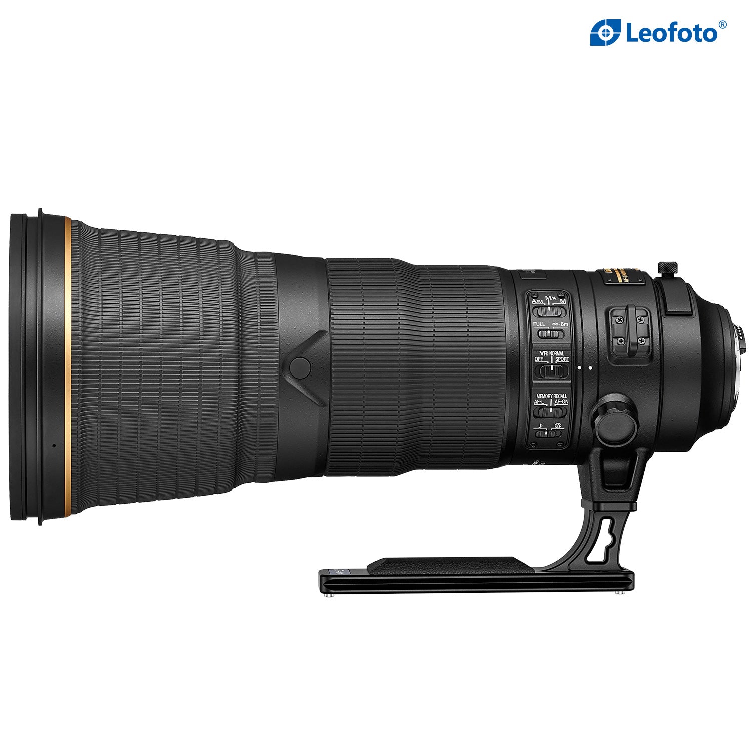 Leofoto NF-07 Upgraded Replacement Foot for Nikon AF-S 180-400mm, 400mm, 500mm, 600mm, 800mm Lenses | Enhanced Silicone Grip