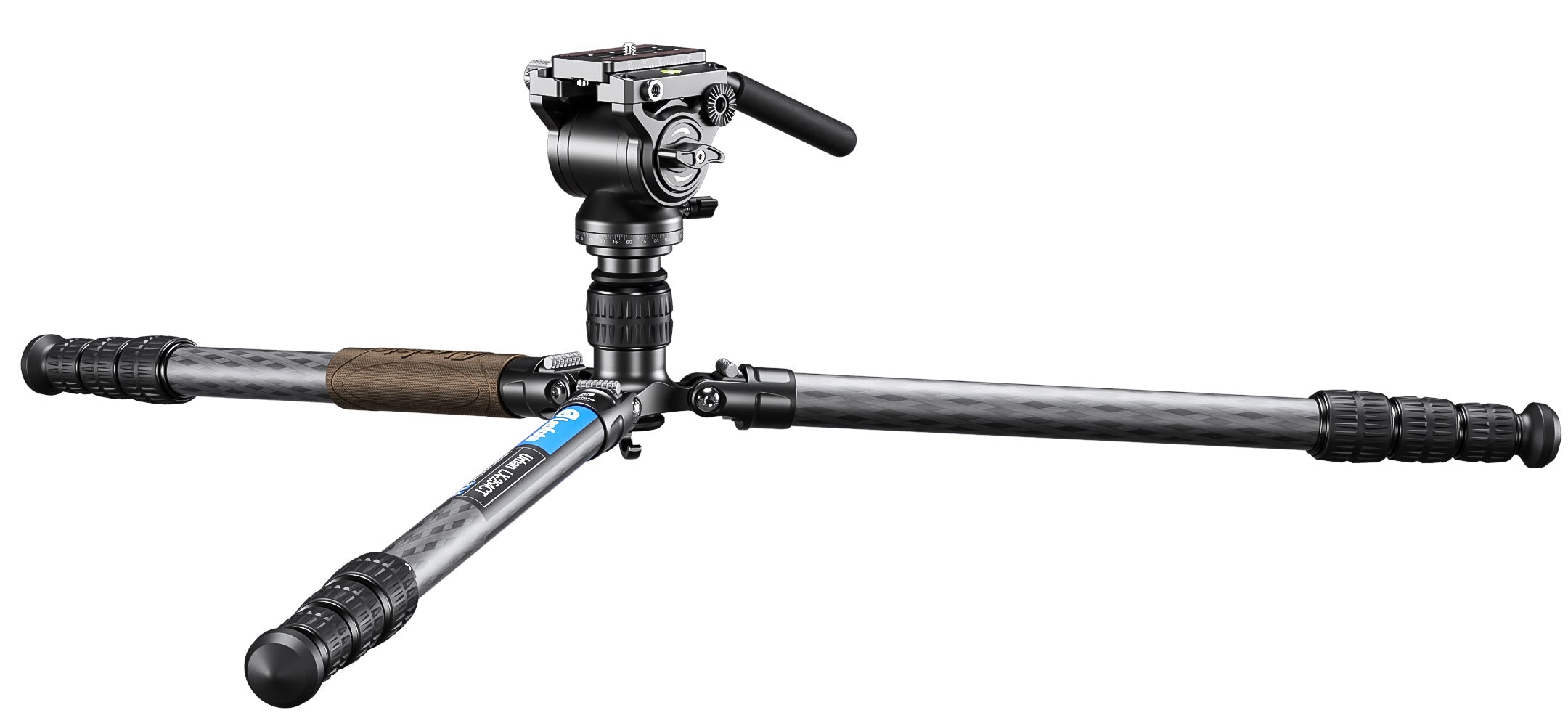 レオパ 
爬虫類　飼育用品 Leofoto LX-254CT+BV-5B Reversible Travel Tripod + Bino Fluid Head Kit