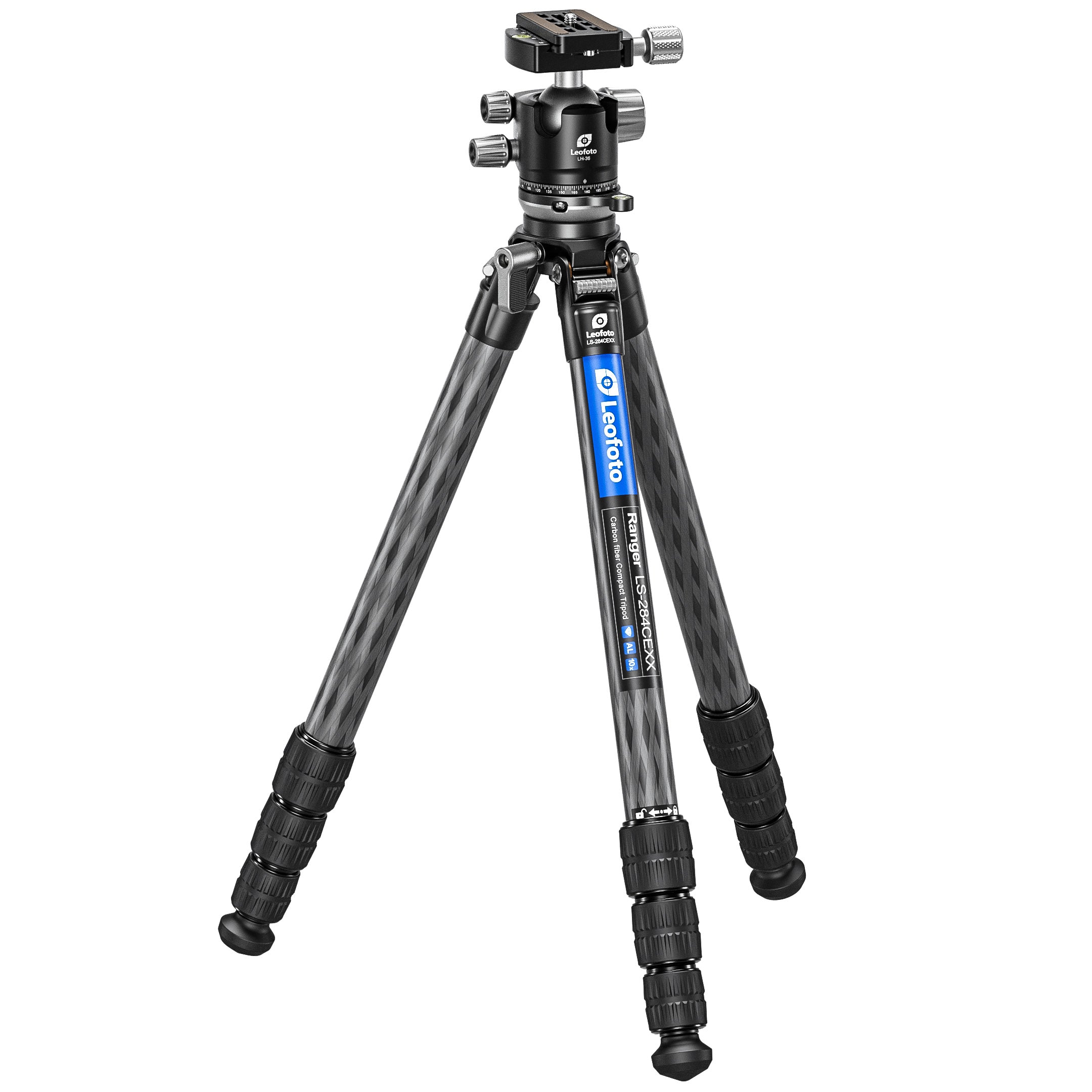 Leofoto LS-284CEXX Tripod with Integrated Leveling Base + Ballhead Set