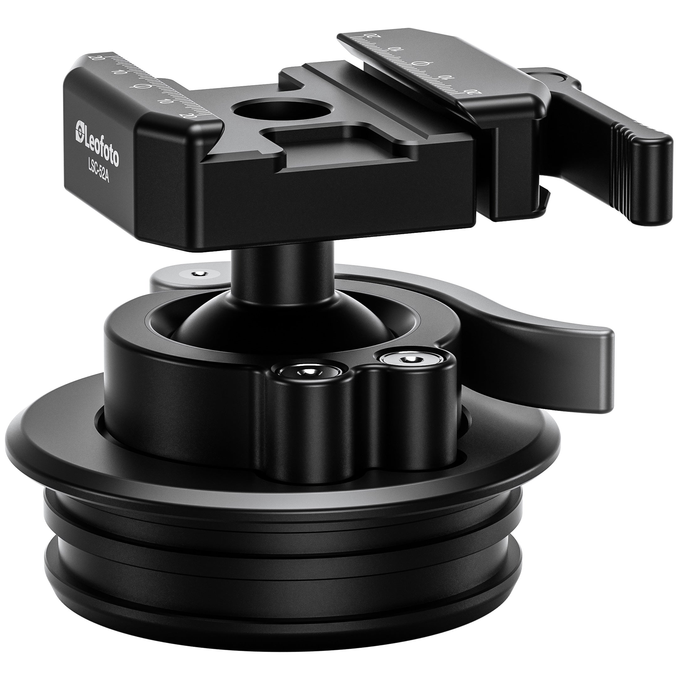 Leofoto STB-75 X-Version Rapid Lever-Lock Outdoors Ball Head with Integrated 75mm Bowl Adapter