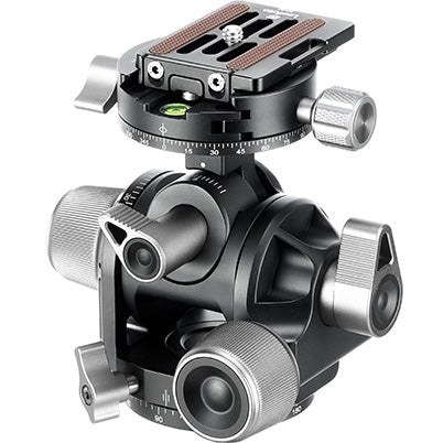 Leofoto G4 Four Way Geared Head with 360° Panning Clamp | Arca Compatible