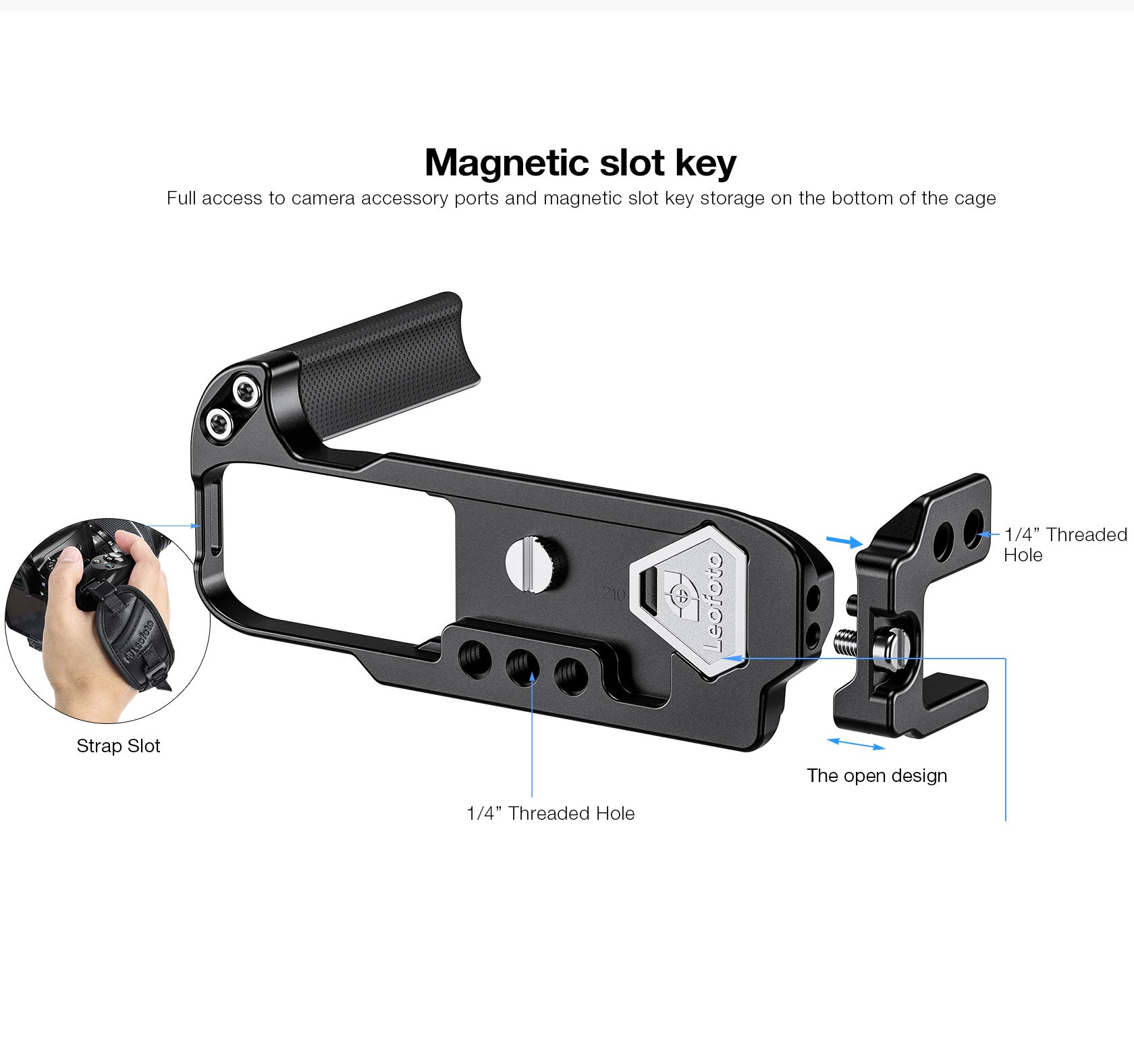 Leofoto LPS-RX1RIII L-Plate for Sony RX1R III | Arca Compatible