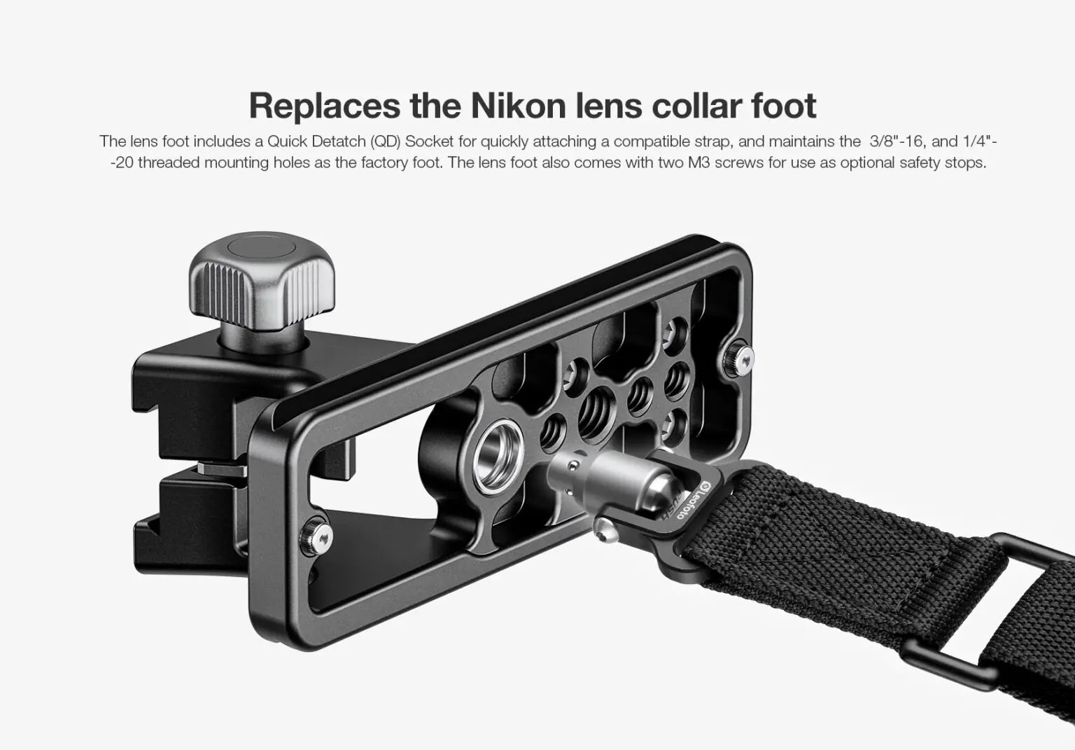 Leofoto NF-08 Replacement Foot for Nikon Z 28–135mm f/4 PZ
