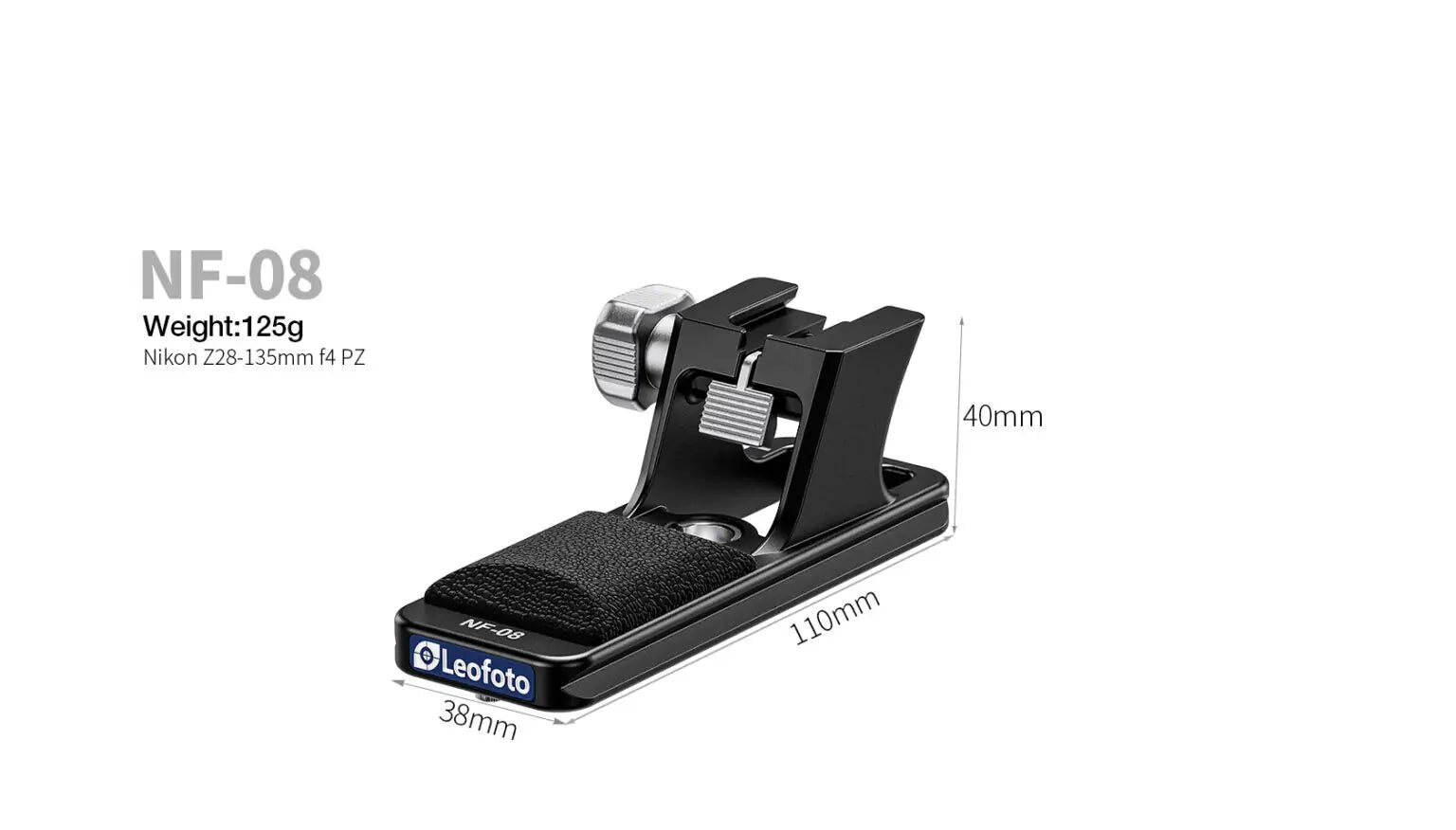 Leofoto NF-08 Replacement Foot for Nikon Z 28–135mm f/4 PZ
