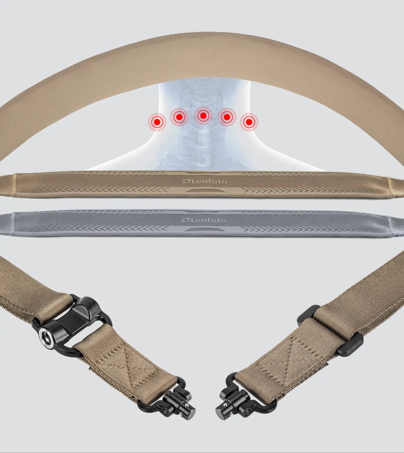 Leofoto SP-02 1-Point / 2-Point Convertible Sling