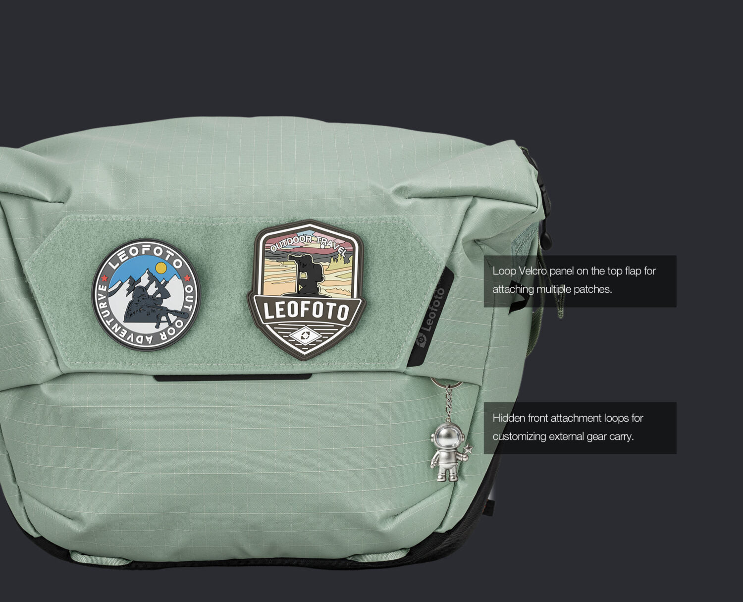 Leofoto 11L Sling Camera Bag (Matte Black, Cream Beige, Mint Green)
