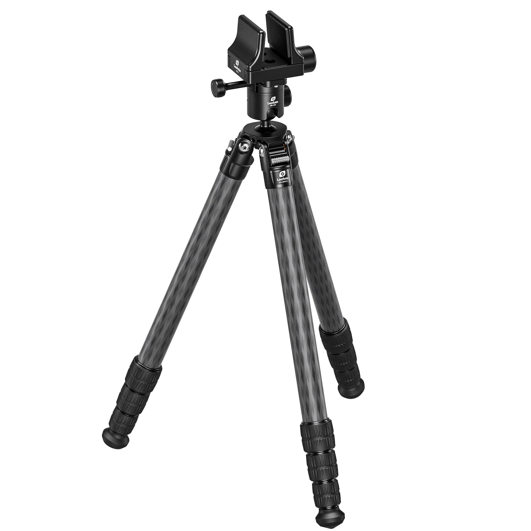 Leofoto SA-X+MK-40X+GS-3 Outdoors Tripod with Ball Head and Clamp Set | SA-X & 3/8" | Arca Compatible