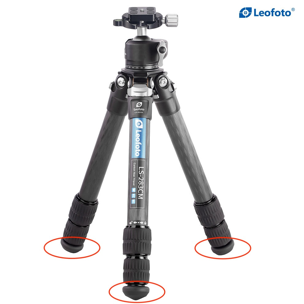 Leofoto LF/LS Rubber Feet for Tripods (Set of 3)