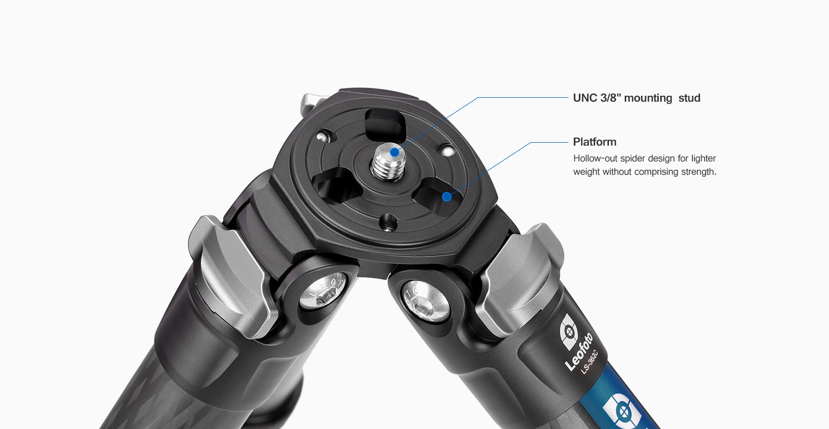 "Open Box" Leofoto LS-362C Short Ranger Series Tripod Set