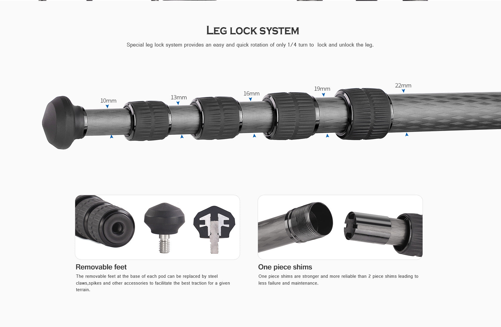 "Open Box" Leofoto LS-225C Ranger Series Tripod Set