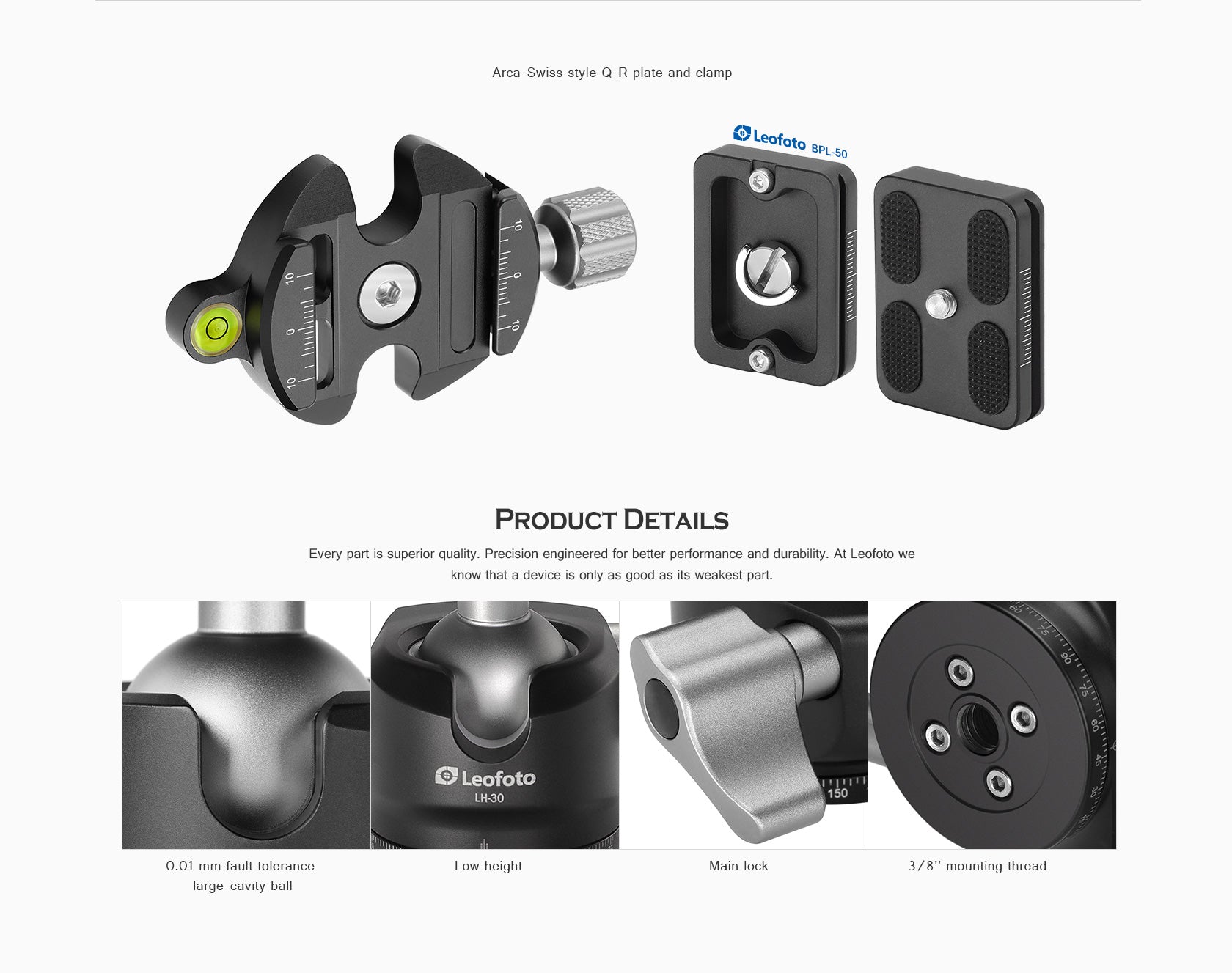 Leofoto LP-284C+LH-30 Poseidon Ocean Tripod with Ballhead | Anti-Corro