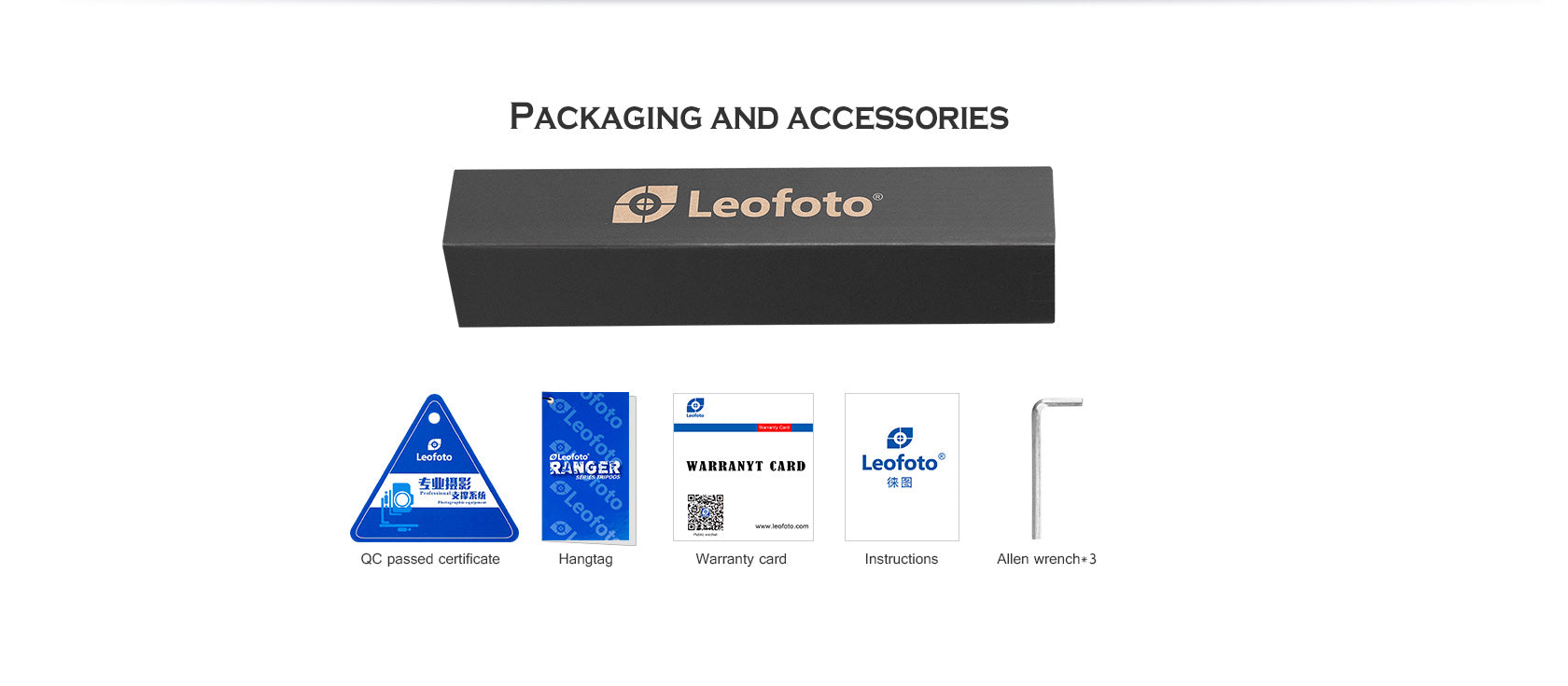 "Open Box" Leofoto VR-250 / VR-400 Long Tele Lens Support for Arca