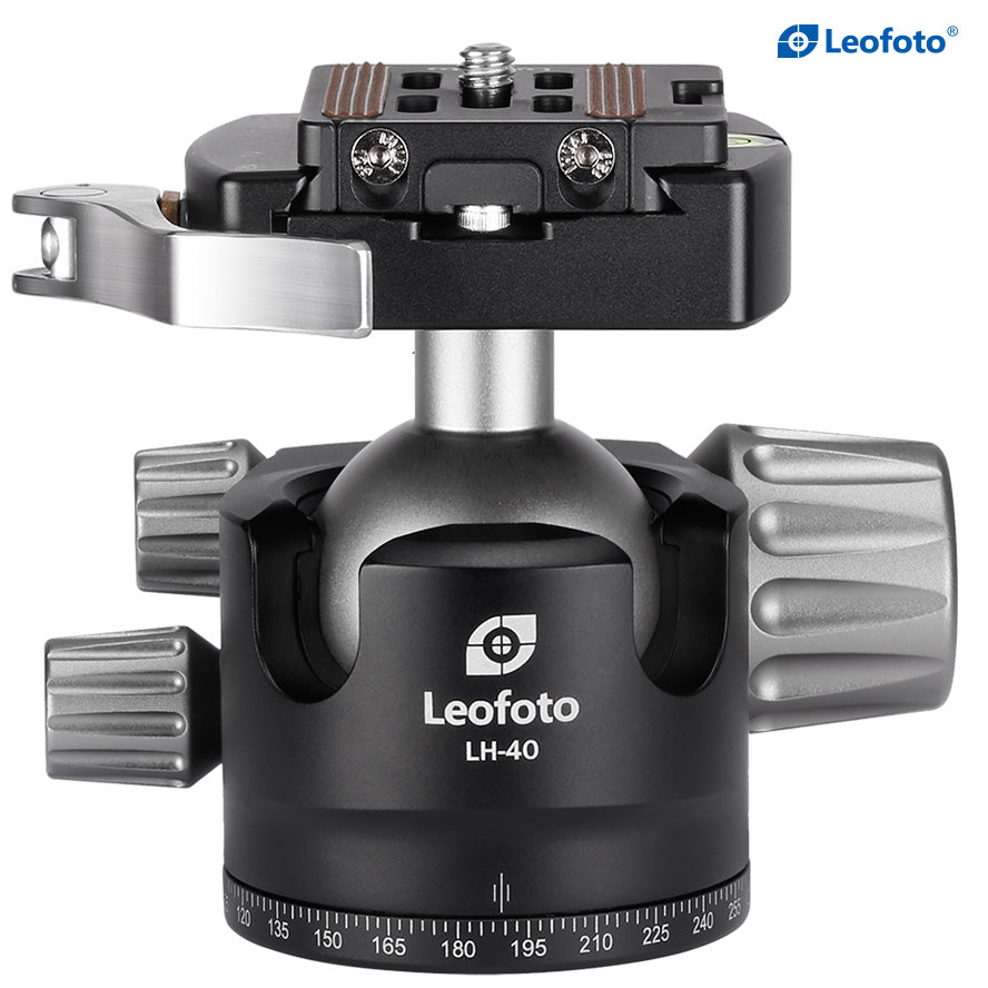 Leofoto LH-40LR Ball Head with LR-50 Lever Release Clamp | Arca Compatible