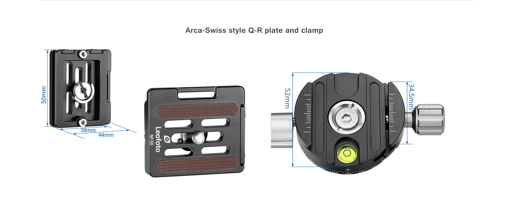 Leofoto NB-46 Pro Panning Ball Head with 360° Panning Clamp | Arca Compatible
