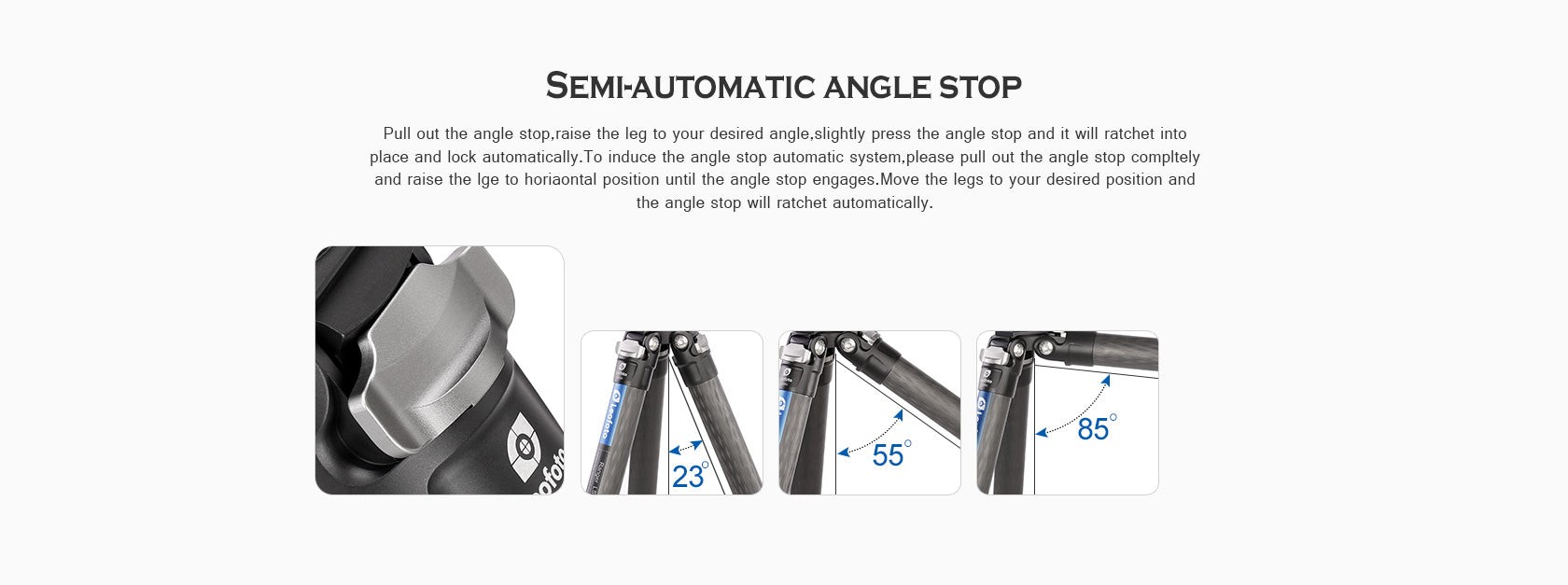 Leofoto LS-284CEX Leveling Ranger Tripod