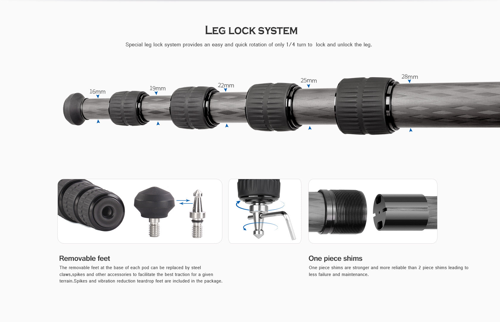 Leofoto LS-284CEX Leveling Ranger Tripod