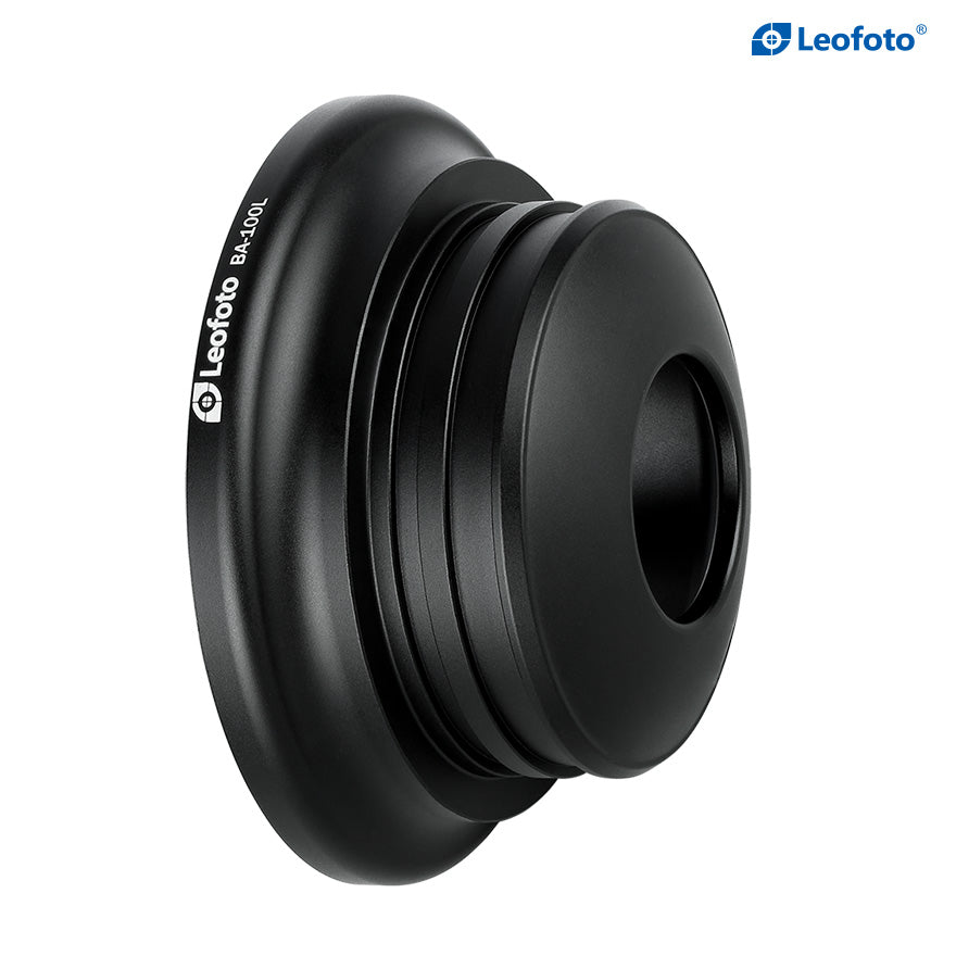 Leofoto BA-100L 75mm to 100mm Half-Bowl Video Head Adapter