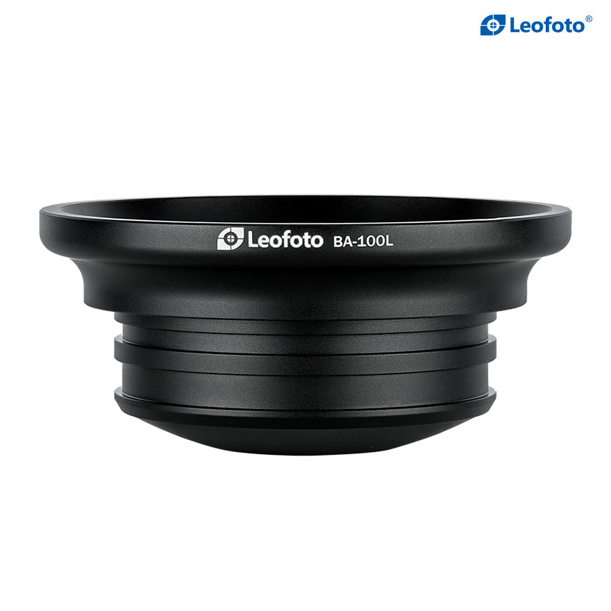 Leofoto BA-100L 75mm to 100mm Half-Bowl Video Head Adapter