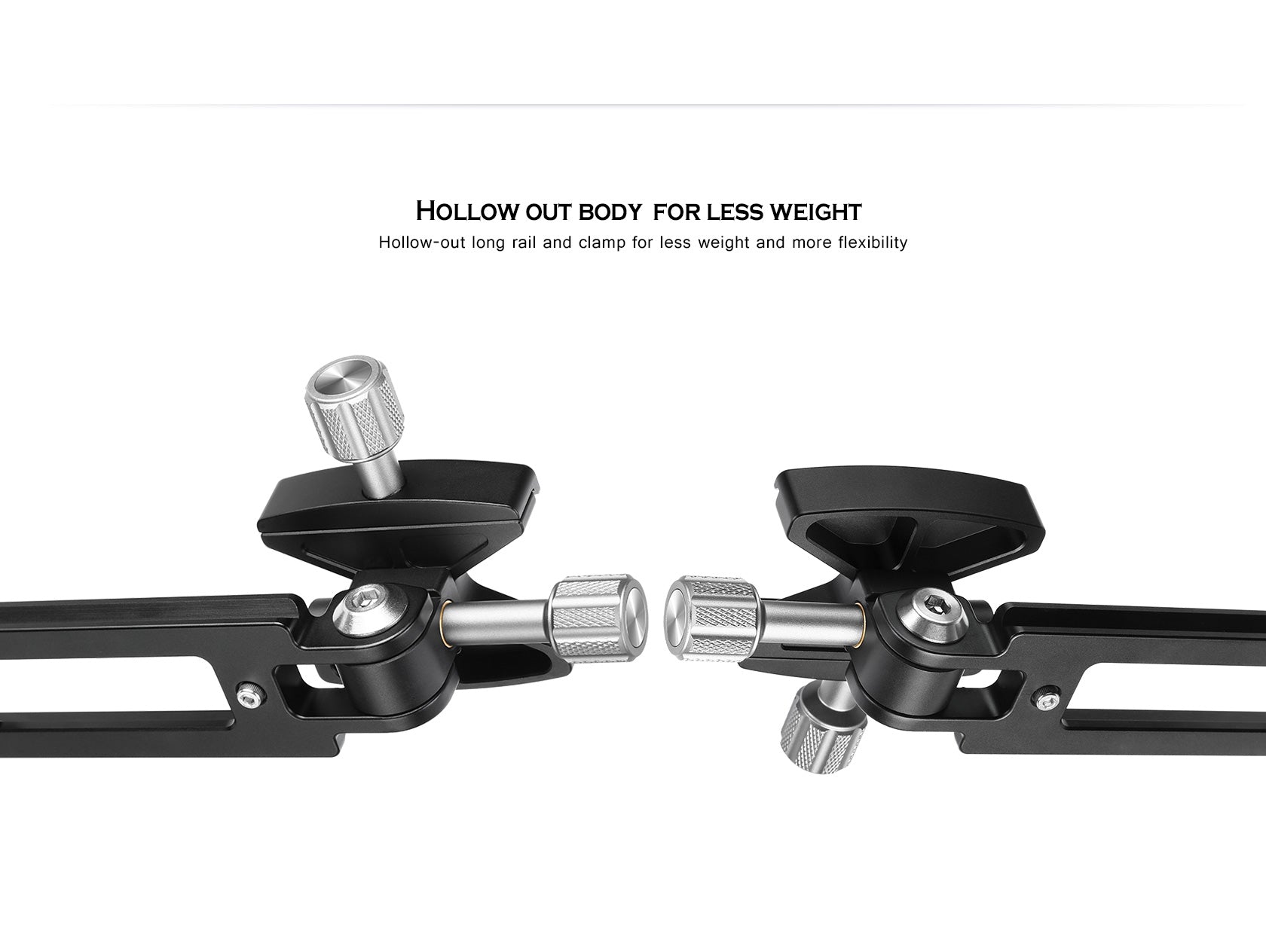 "Open Box" Leofoto VR-150 (Rail 171mm) Dual Pivot Long Tele Lens Support for Arca