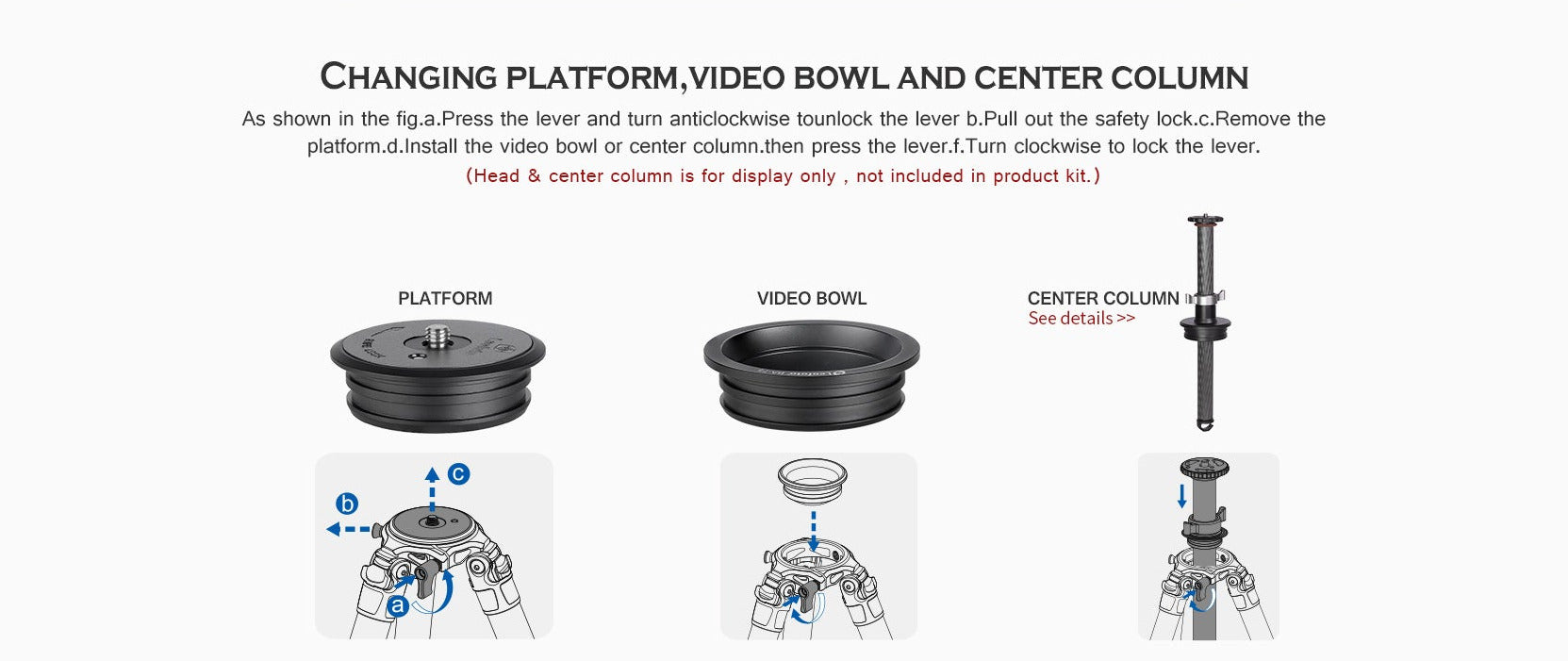 Leofoto LM-324CLX Tripod with 75mm Bowl+Platform | New Angle Stop Design