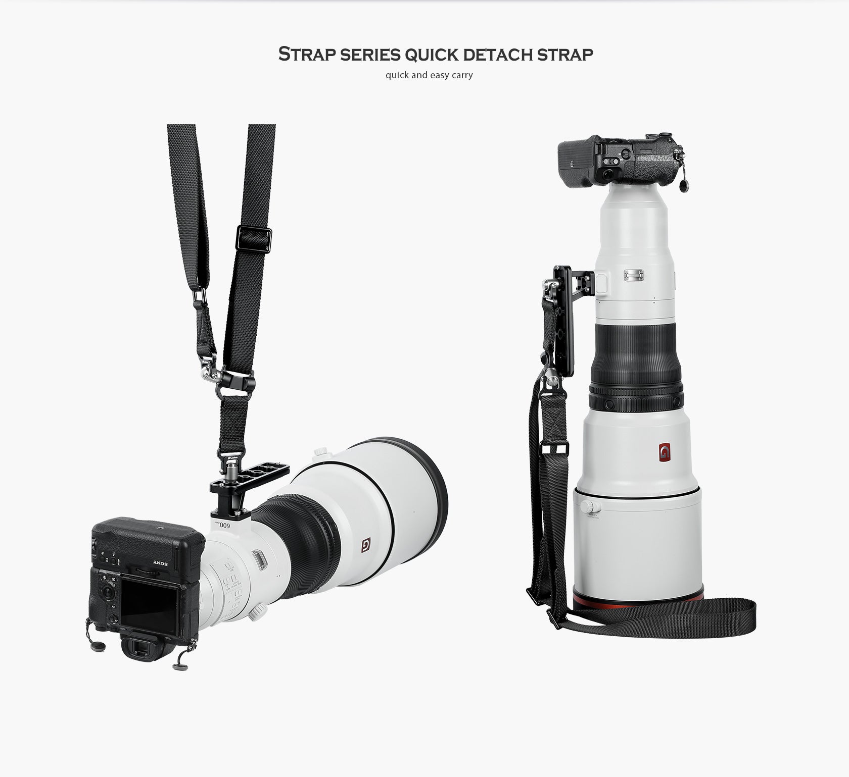 Leofoto SP-01+DC-22Q QD Strap & Clamp Kit