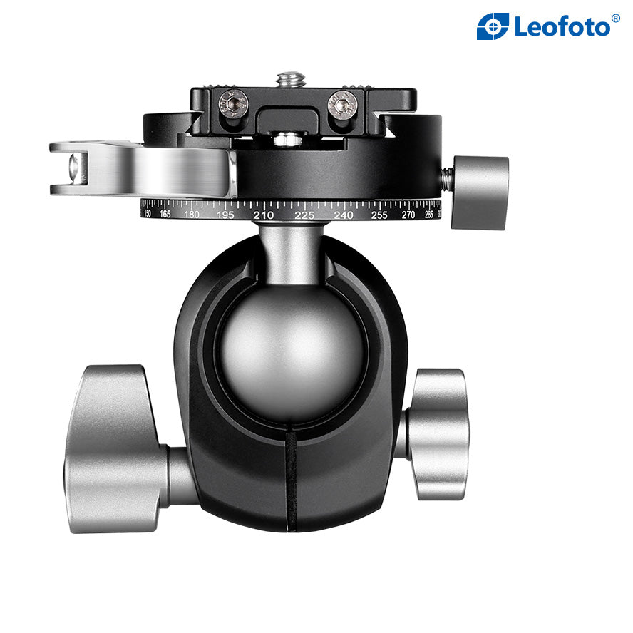 “Open Box" Leofoto LH-30PCL Low-Profile Ball Head with 360° Panning and Lever-Release Clamp | Arca Compatible