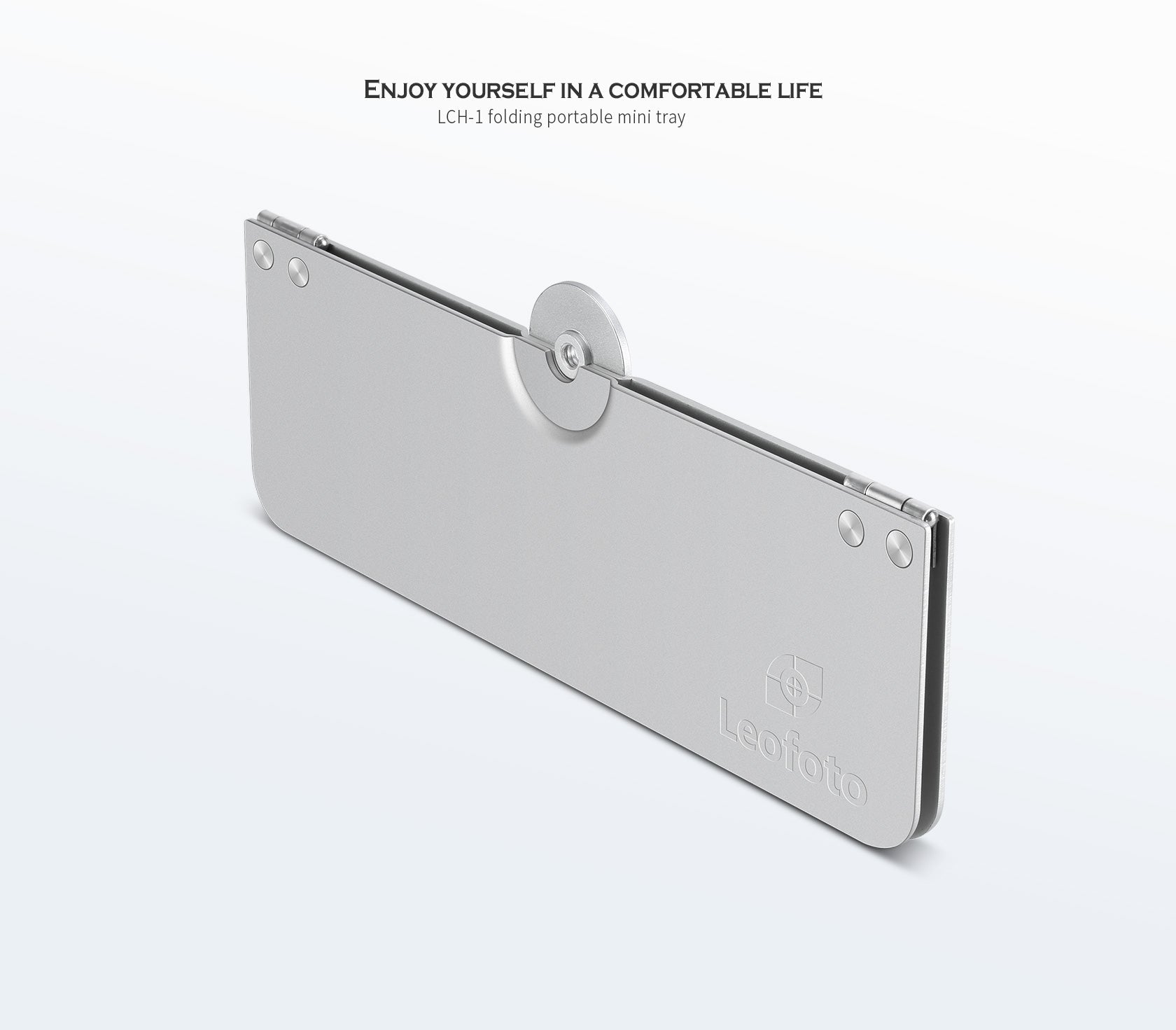 "Open Box" Leofoto LCH-1 Folding Portable Mini Tray/ Table, 1/4" Mounting