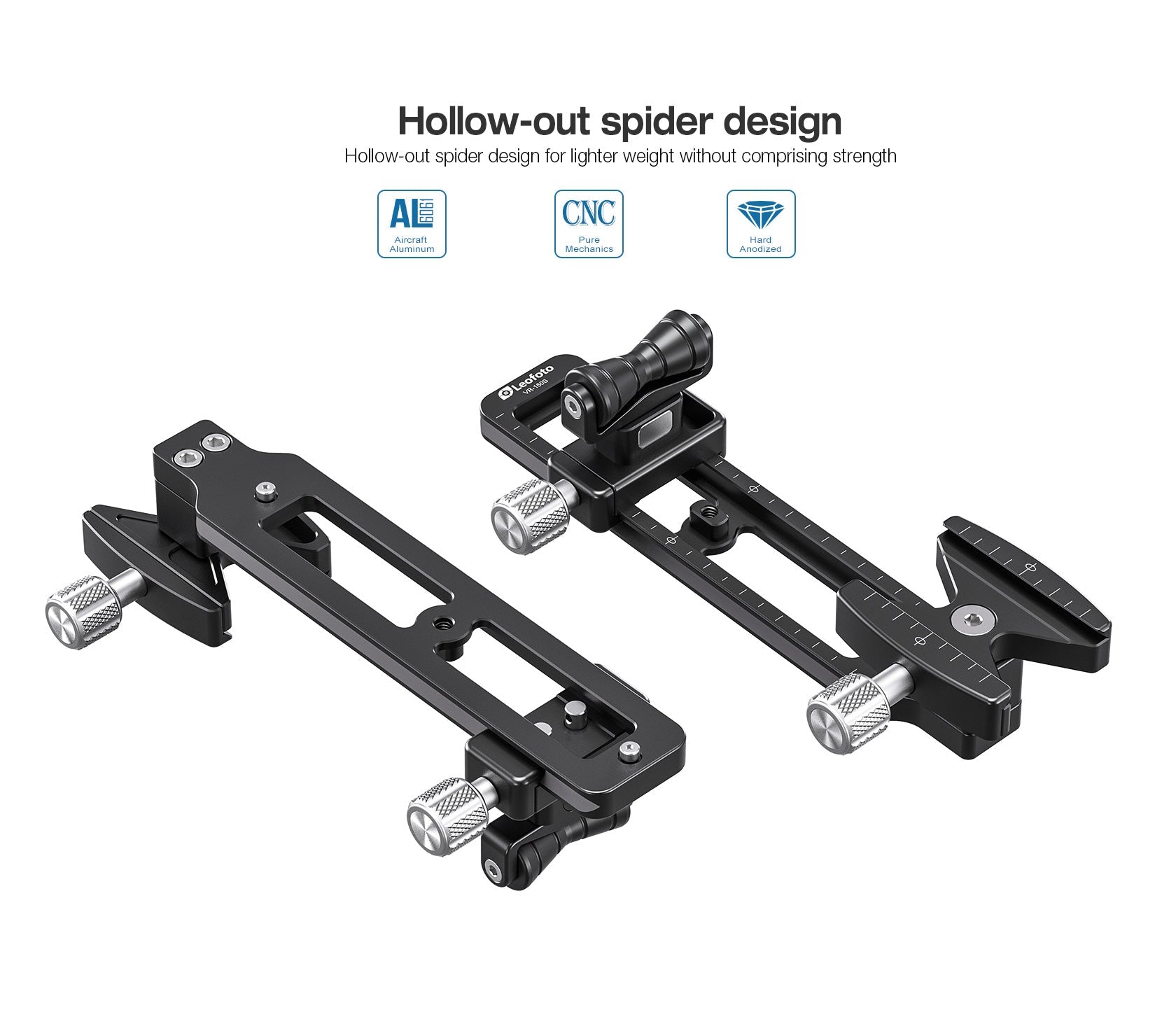 "Open Box" Leofoto VR-150S Updated 195mm Dual Pivot Long Tele Lens Support for Arca