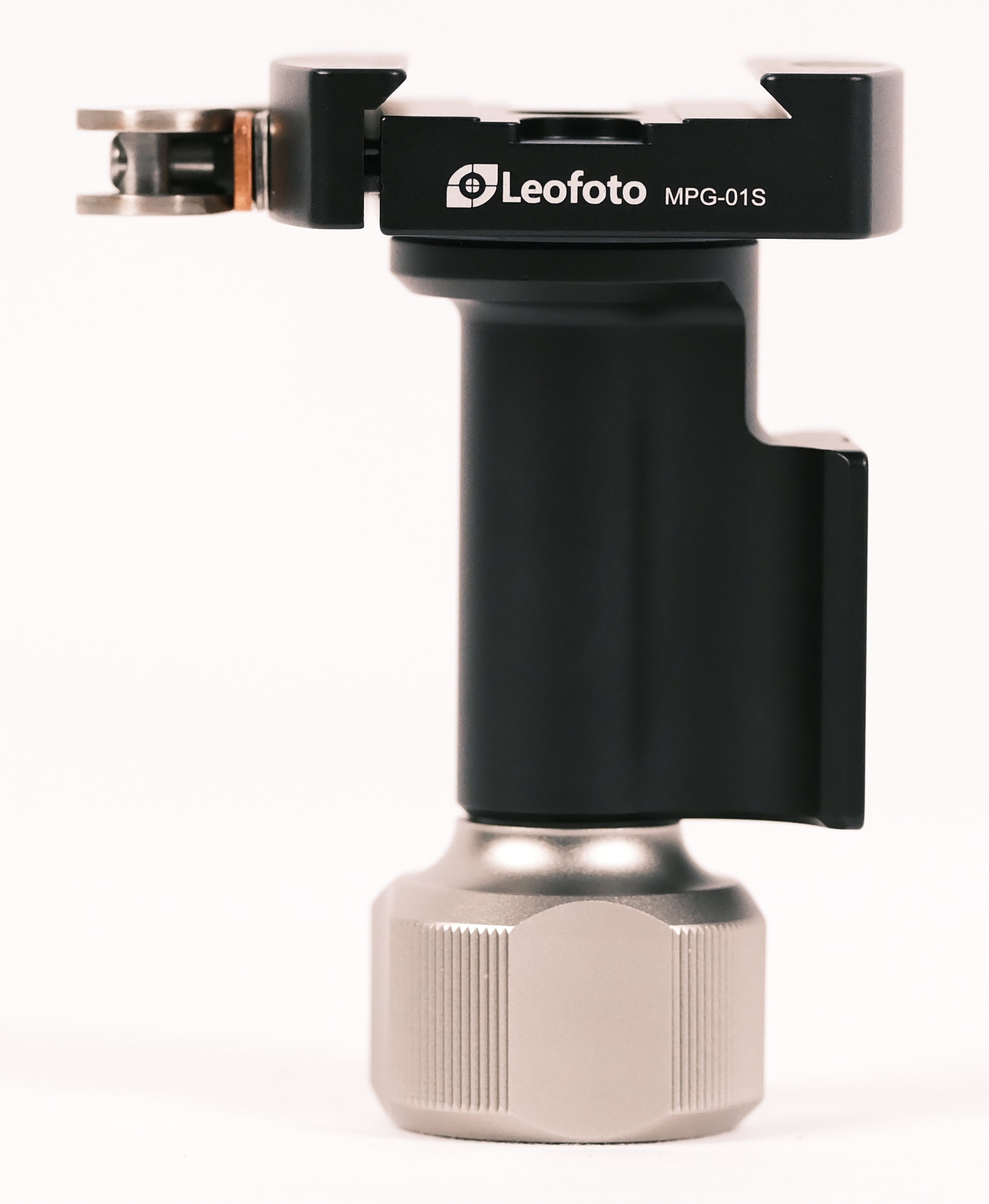 Leofoto MPG-01 (Knob Clamp)/MPG-01S (Lever-Release Clamp) Monopod Head Side Mount | 360° Tilting