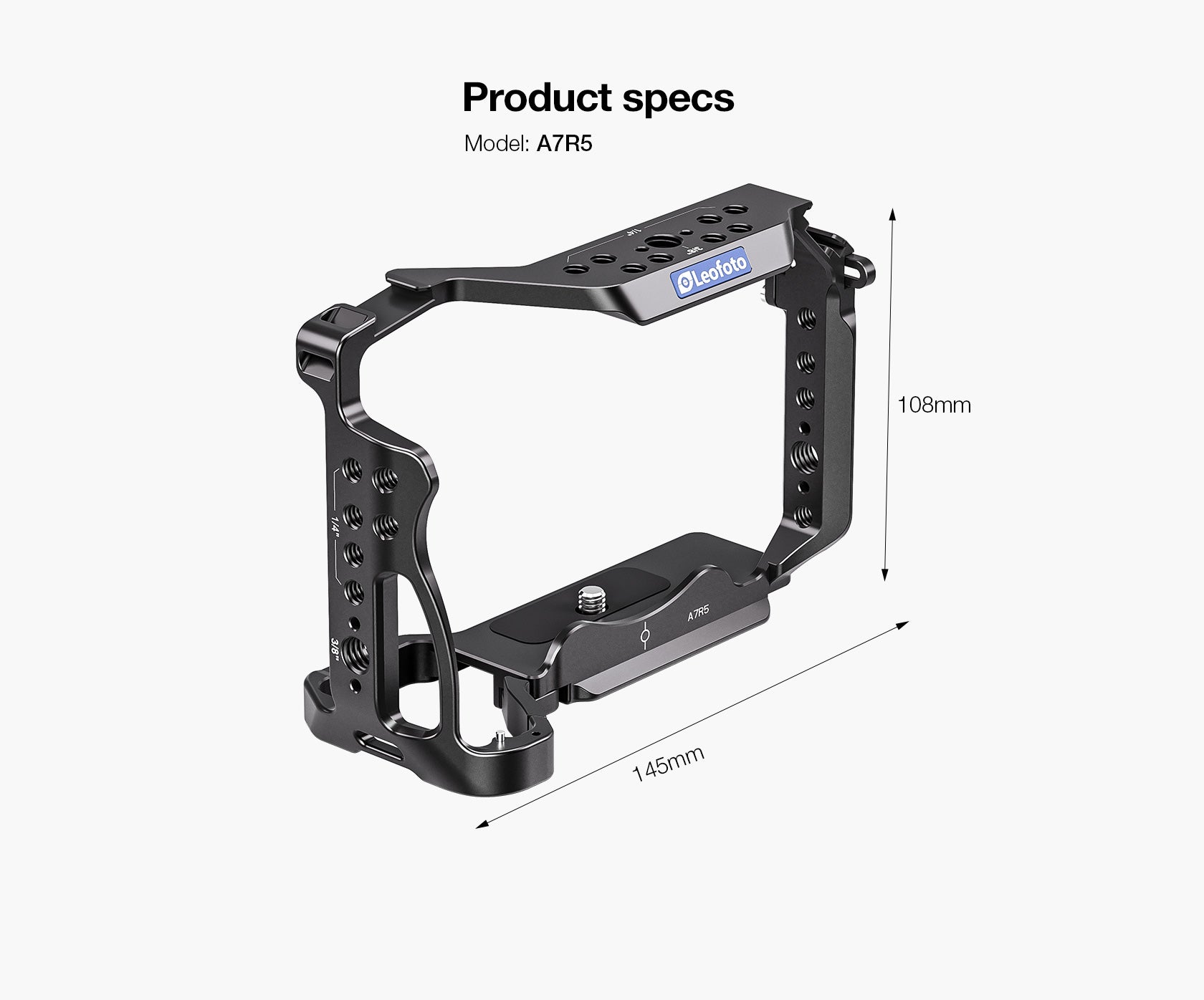 Leofoto A7R5 Camera Cage for Sony A7R5/A7RIV/A7SIII/A1