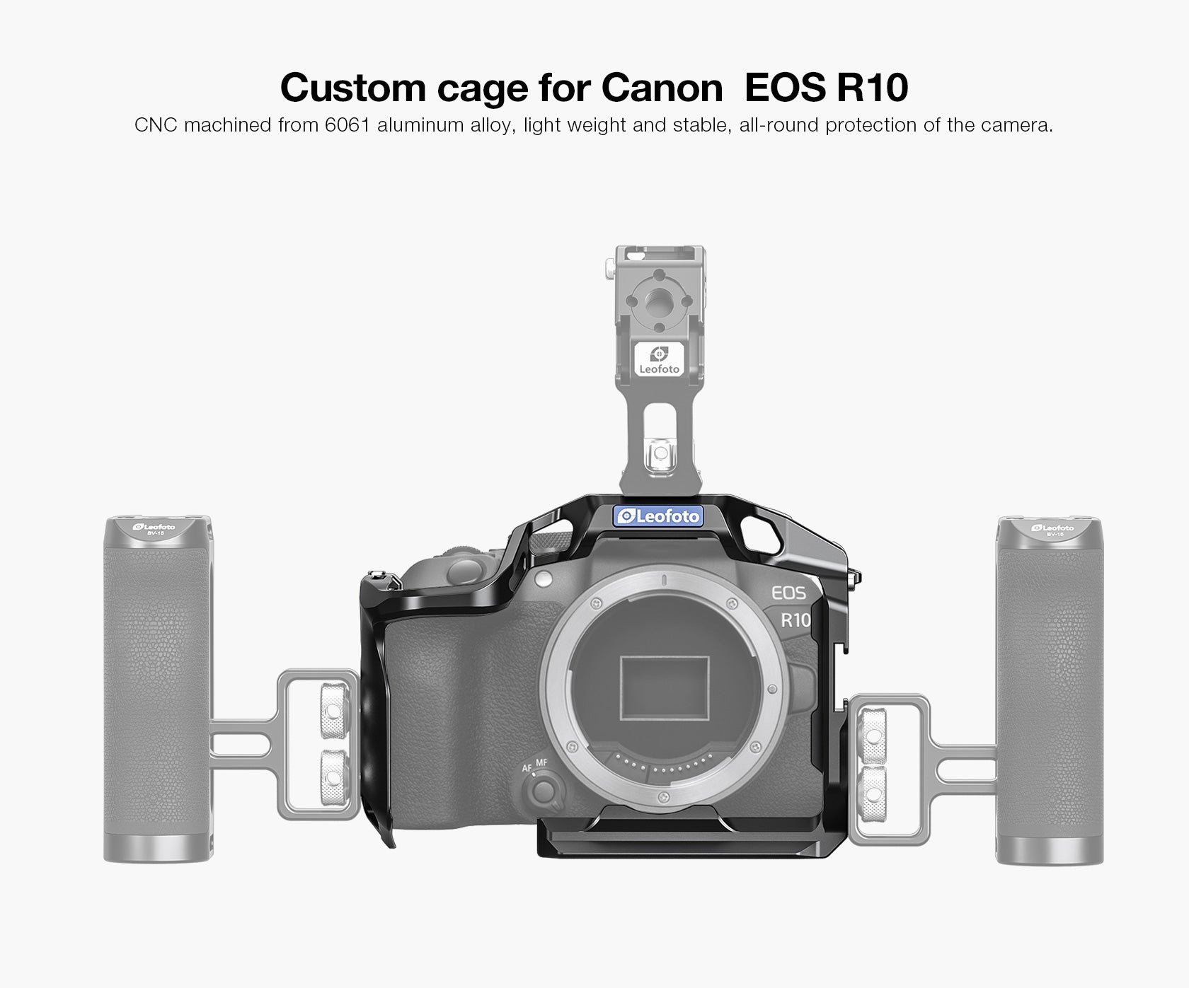 Leofoto EOS-R10 Custom Cage for Canon EOS-R10 Camera