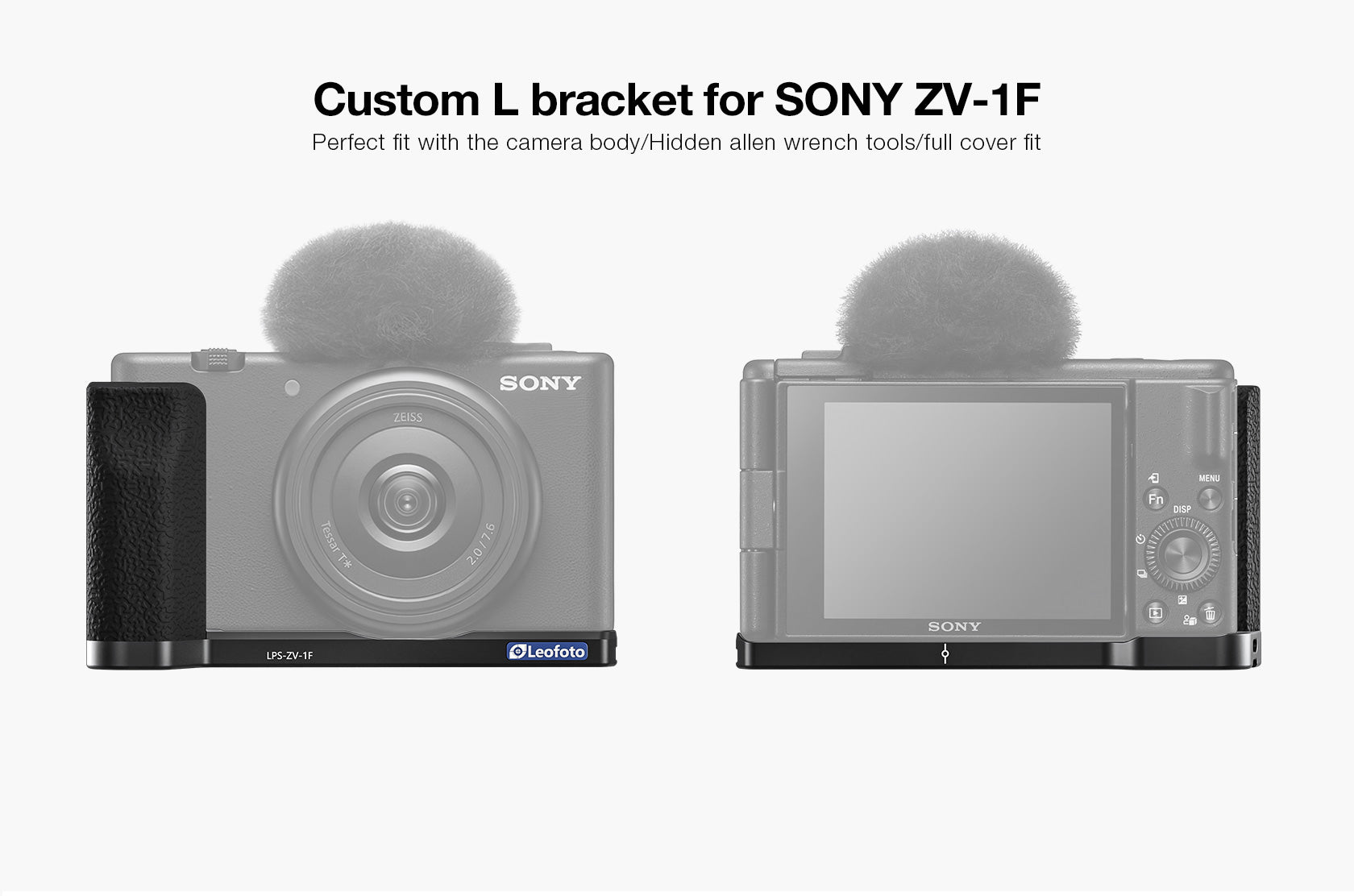 Leofoto LPS-ZV-1F L Plate for Sony ZV-1F Camera | Arca Compatible