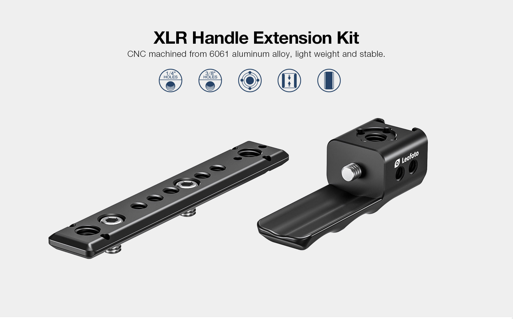 Leofoto FX3-XLR Handle Extension for SONY FX3 XLR Handle