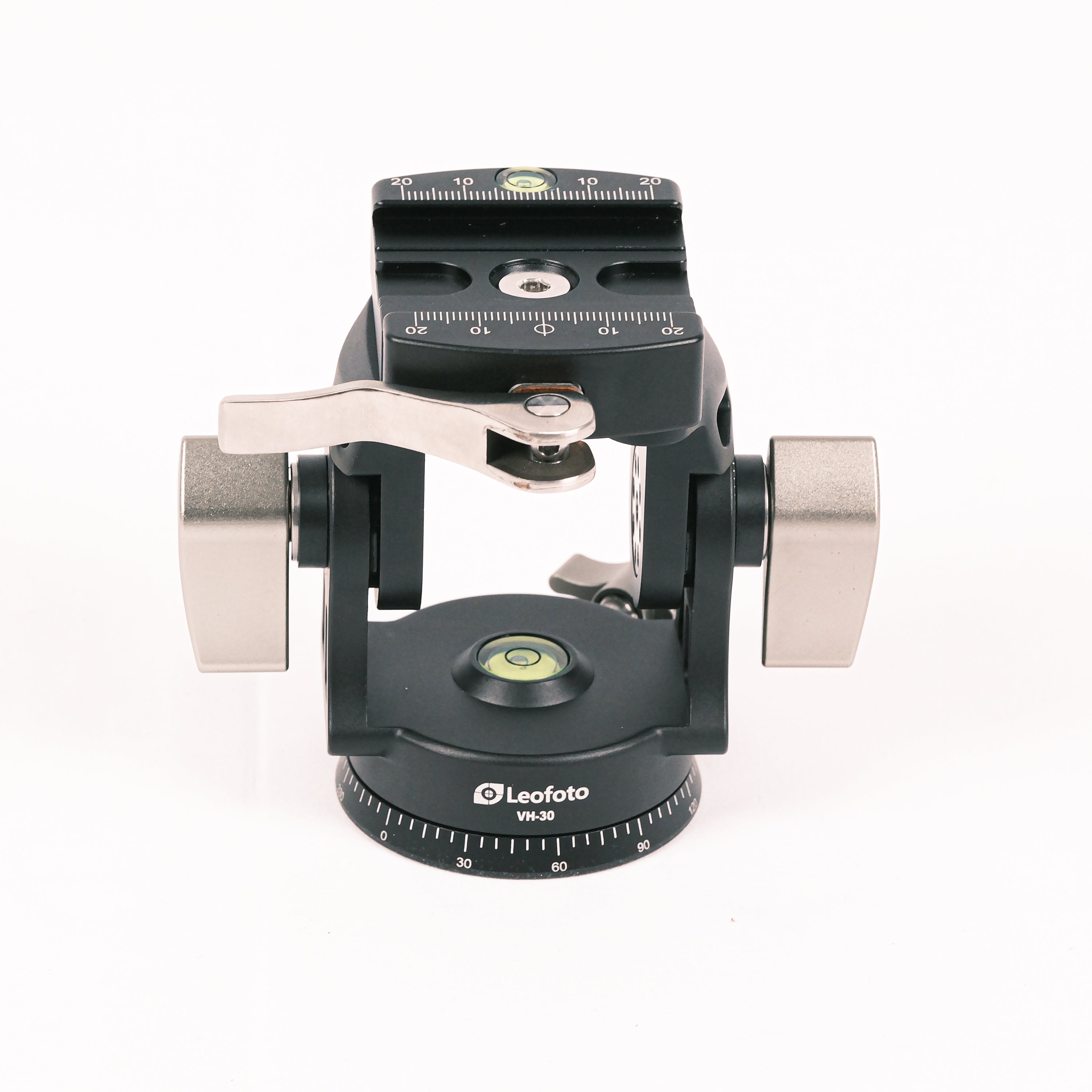 Leofoto VH-30LR 2-Way Monopod Head for Long Lens | Arca Compatible Lever Clamp